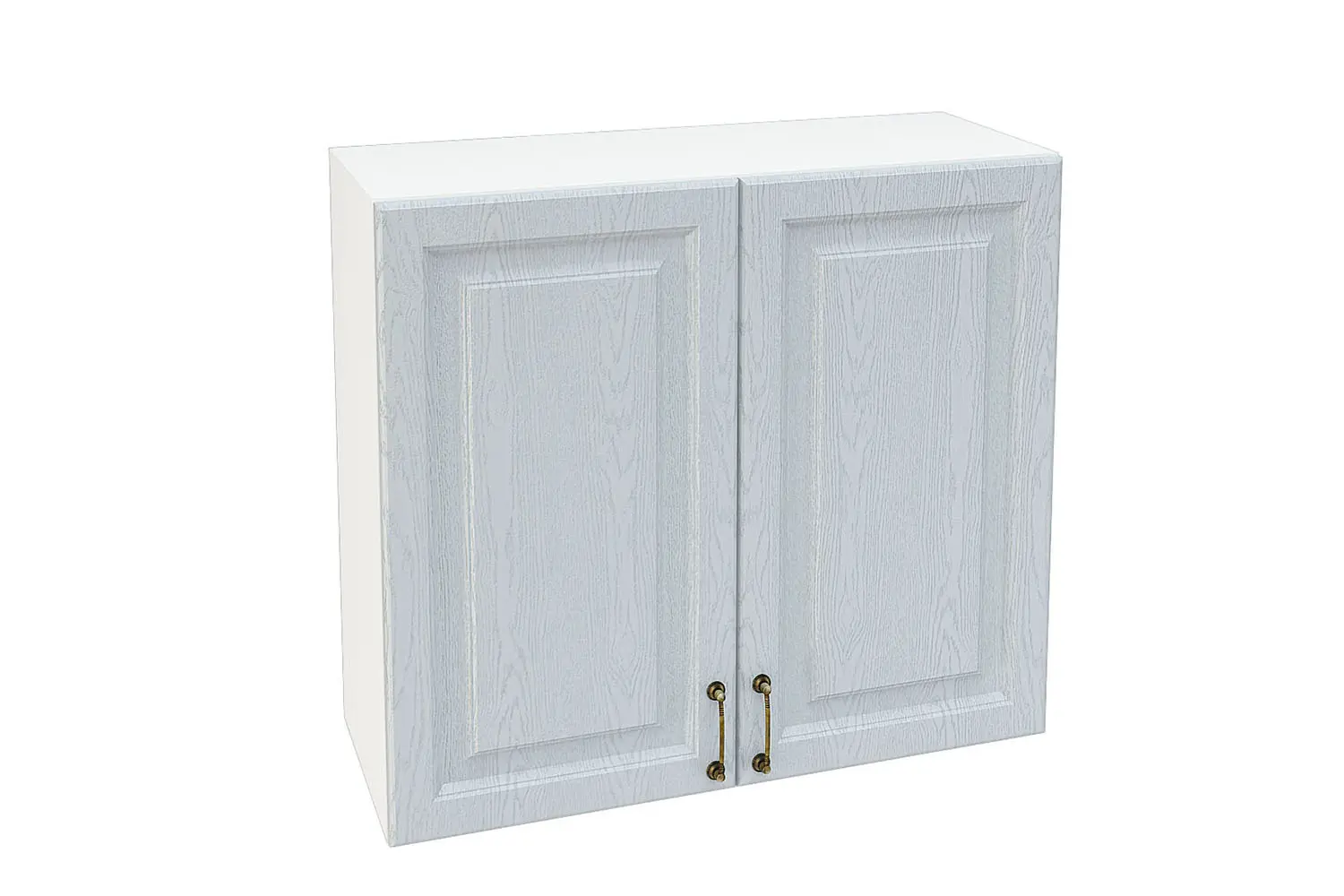Изображение товара Навесной шкаф Франция 70x71.60x31.80 см фасад серо-коричневый МДФ каркас белый ЛДСП Kameol