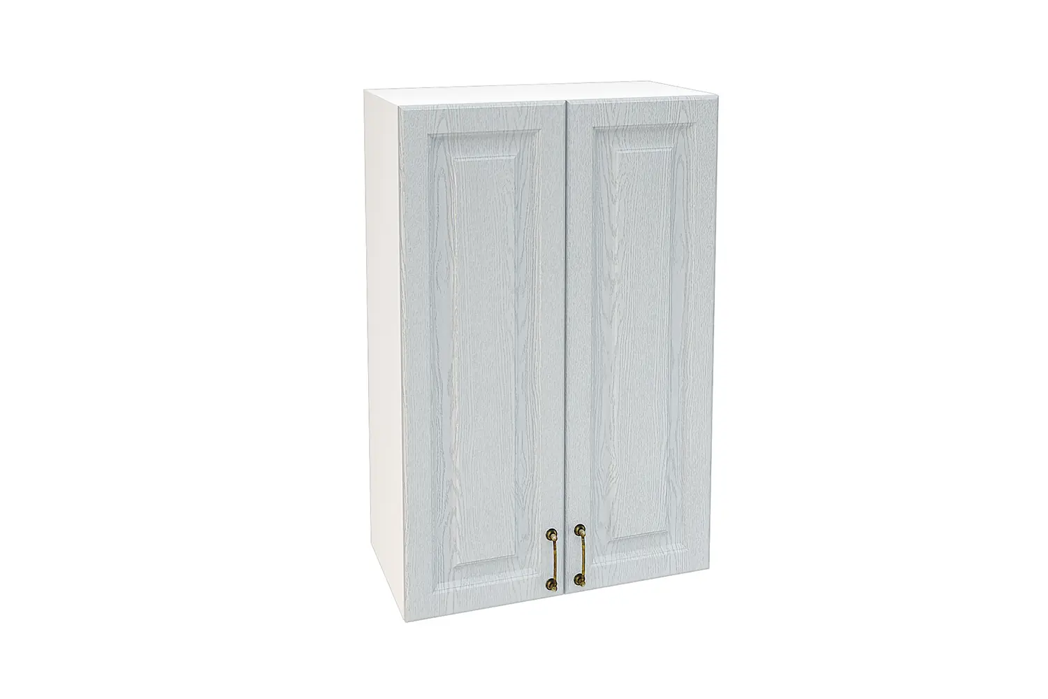 Изображение товара Навесной шкаф Франция 60x92x31.80 см фасад серо-коричневый МДФ каркас белый ЛДСП Kameol