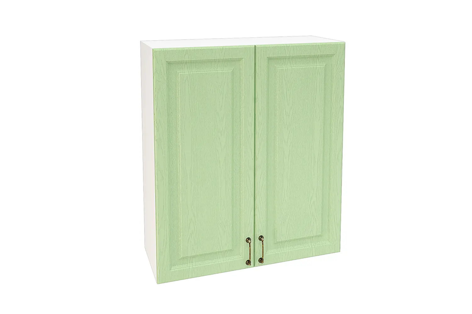 Изображение товара Навесной шкаф Франция 70x92x31.80 см фасад светло-зеленый МДФ каркас белый ЛДСП Kameol