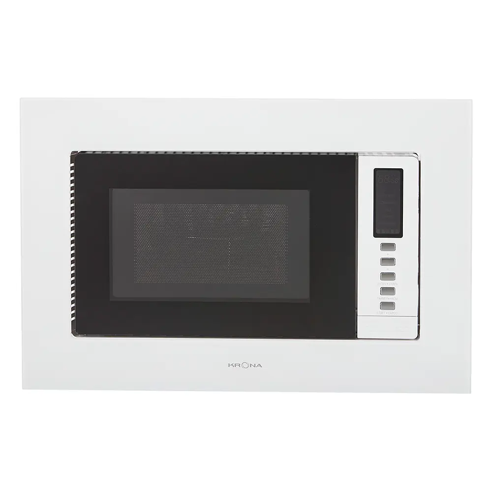 Изображение товара Встраиваемая микроволновая печь Krona Raum 60 Wh 20 л 59.6x39x31.9 см цвет белый