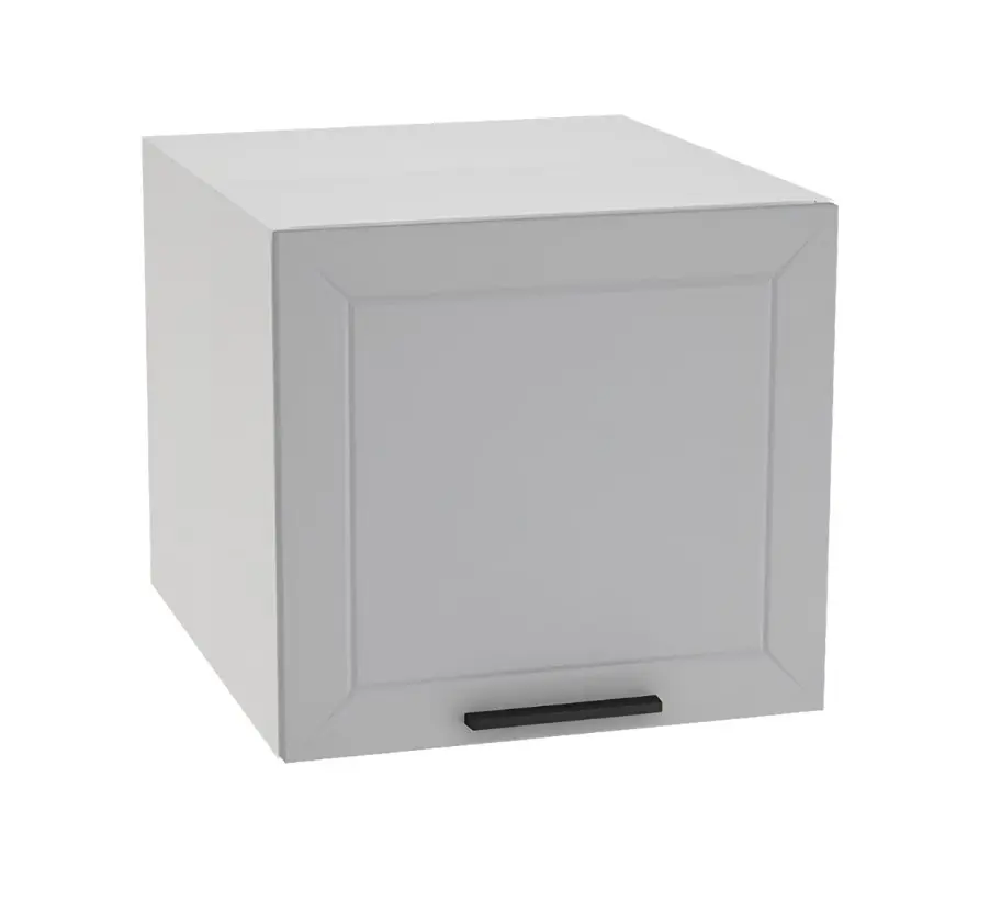 Изображение товара Навесной шкаф Горный ледник газовка высокий 50x46x31.80 см фасад серый МДФ каркас белый ЛДСП Kameol УТ000506547