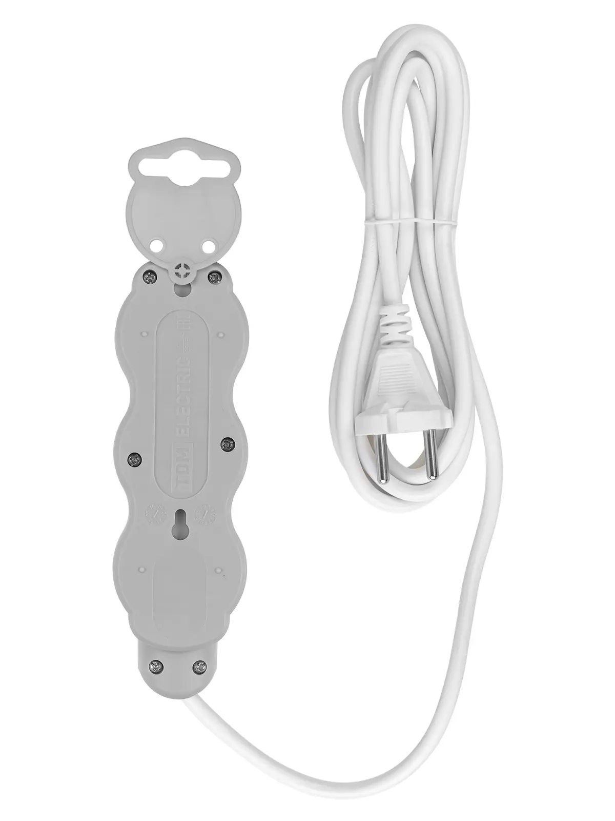 Изображение товара Удлинитель бытовой Tdm electric Люкс SQ1303-4002 2x0.75 3 м 3 розетки без заземления со шторками 1400 Вт цвет белый