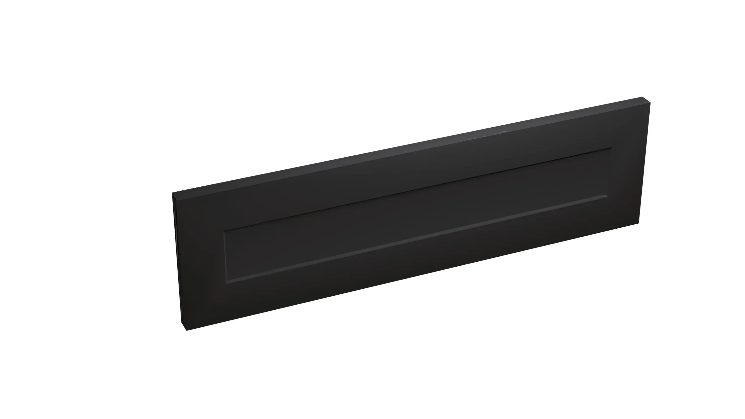 Изображение товара Фасад для кухонного ящика Ньюпорт 59.7x16.7 см Delinia ID МДФ цвет черный