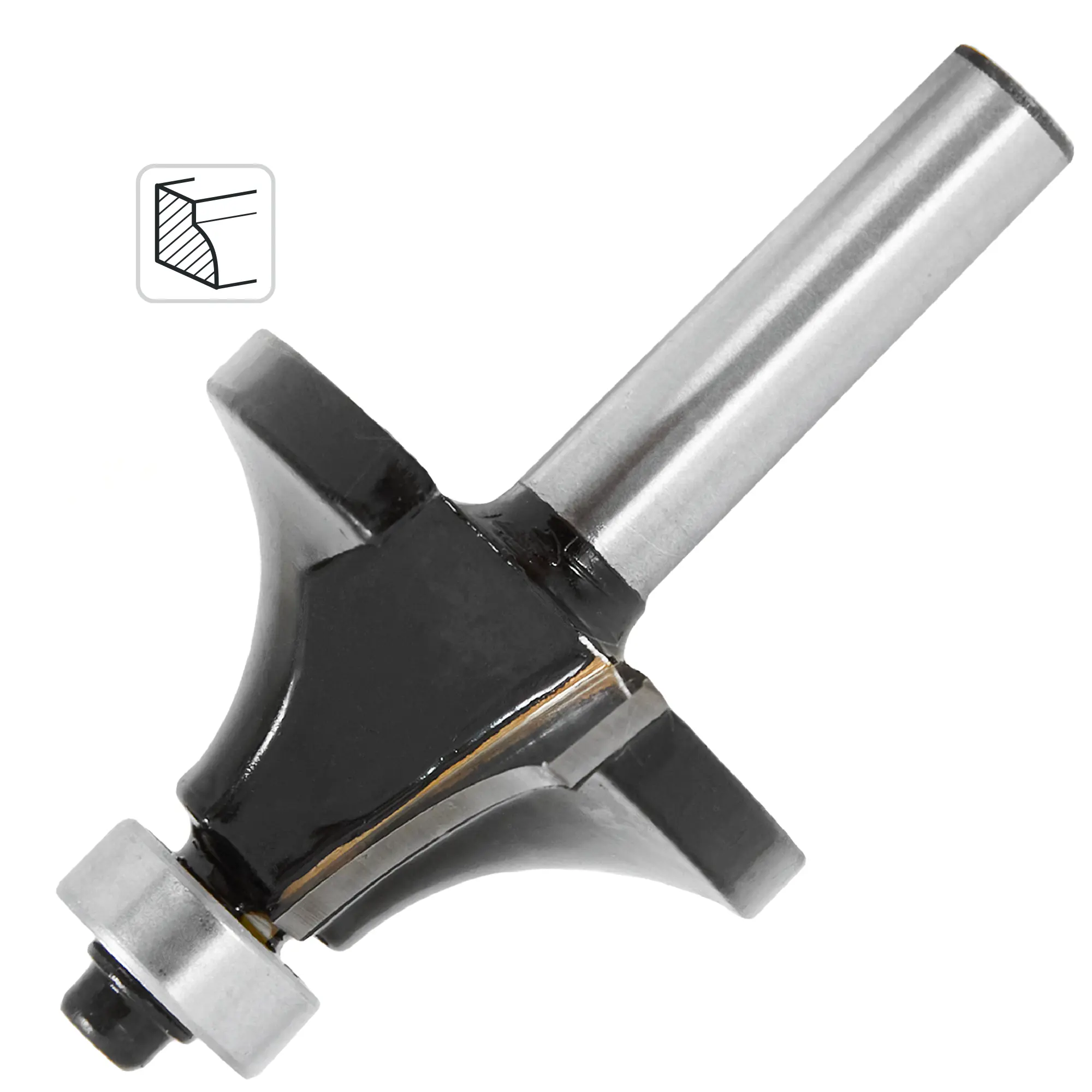 Изображение товара Кромочная калевочная фреза по дереву 1410301 для закругления граней