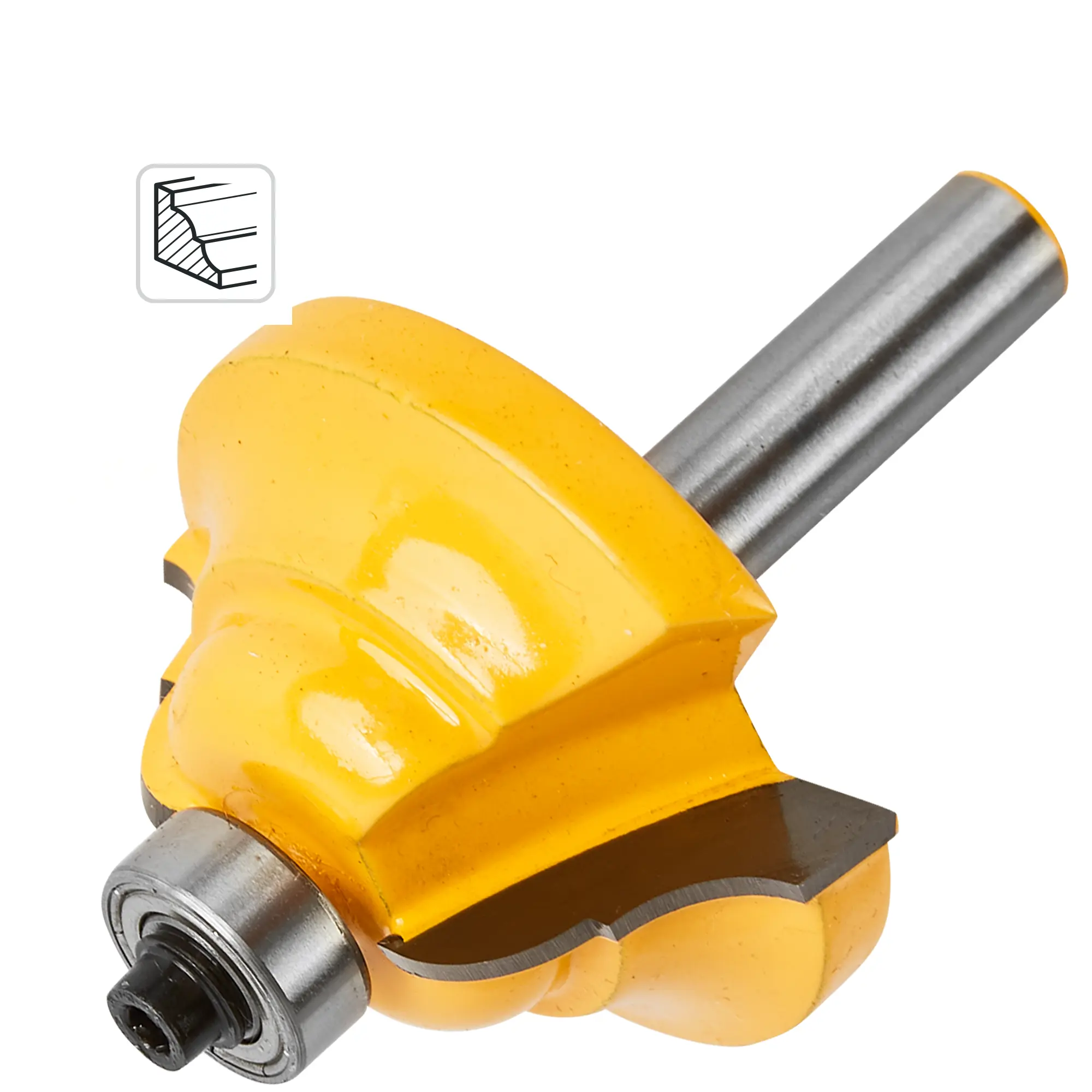 Изображение товара Фреза по дереву кромочная калевочная 553377 42.8x19 мм хвостовик 8 мм