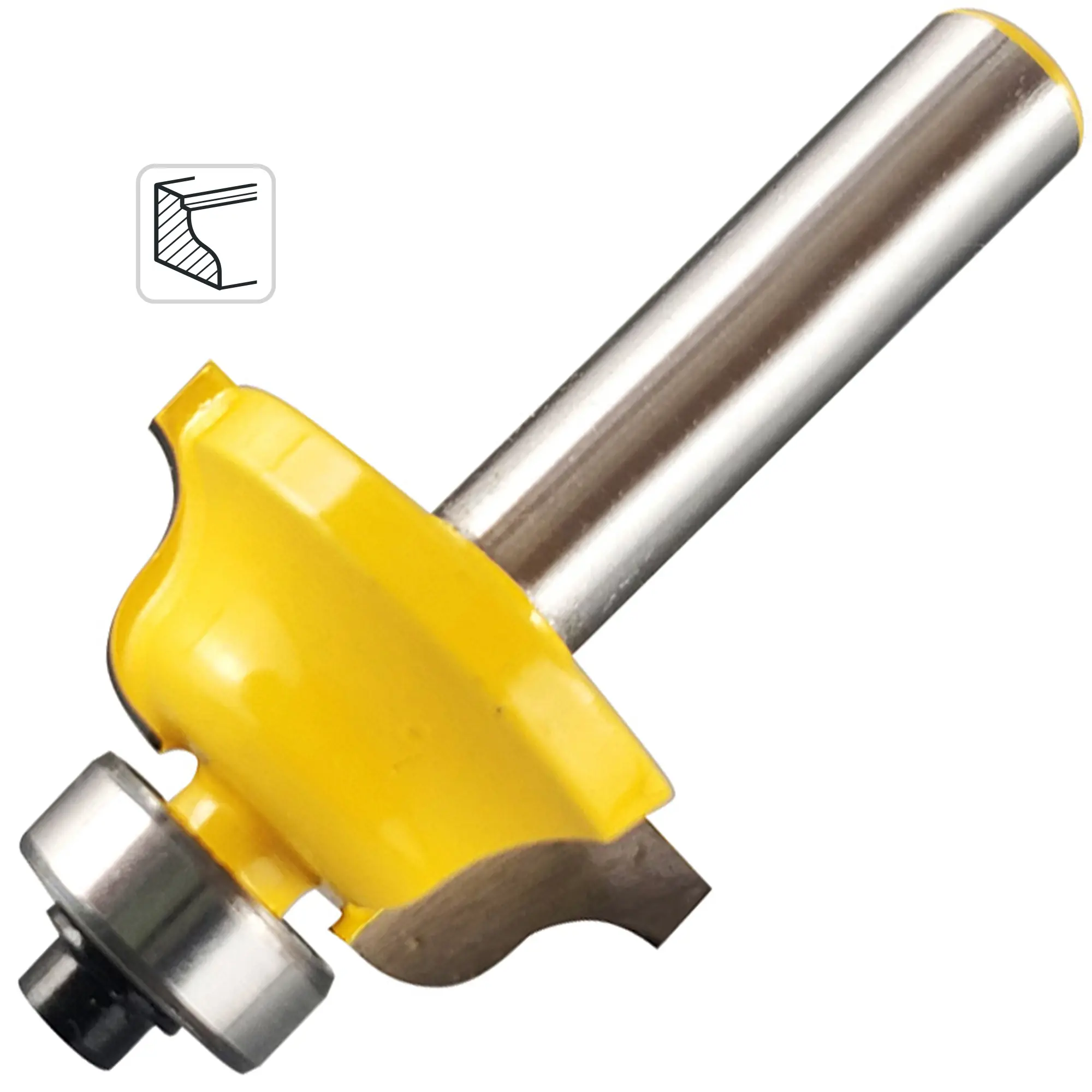 Изображение товара Фреза по дереву кромочная калевочная 553351 28.6x13 мм хвостовик 8 мм