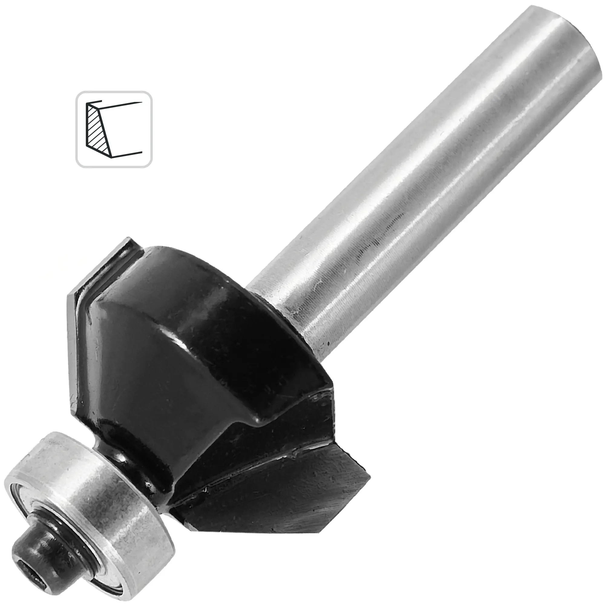 Изображение товара Фреза по дереву кромочная конусная 1410600 50x25 мм хвостовик 8 мм