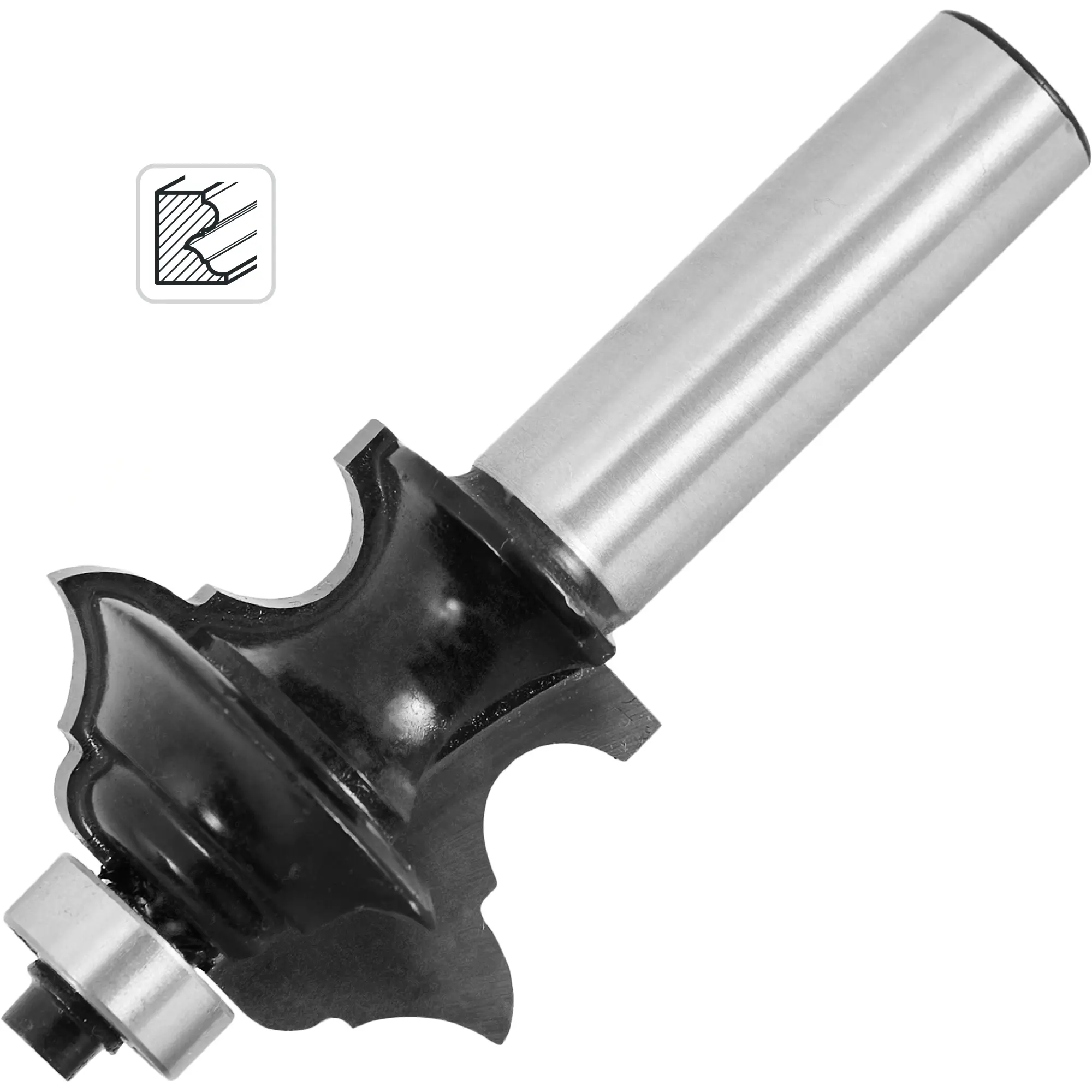 Изображение товара Фреза по дереву кромочная фигурная 1411201 34.9x27 мм хвостовик 12 мм