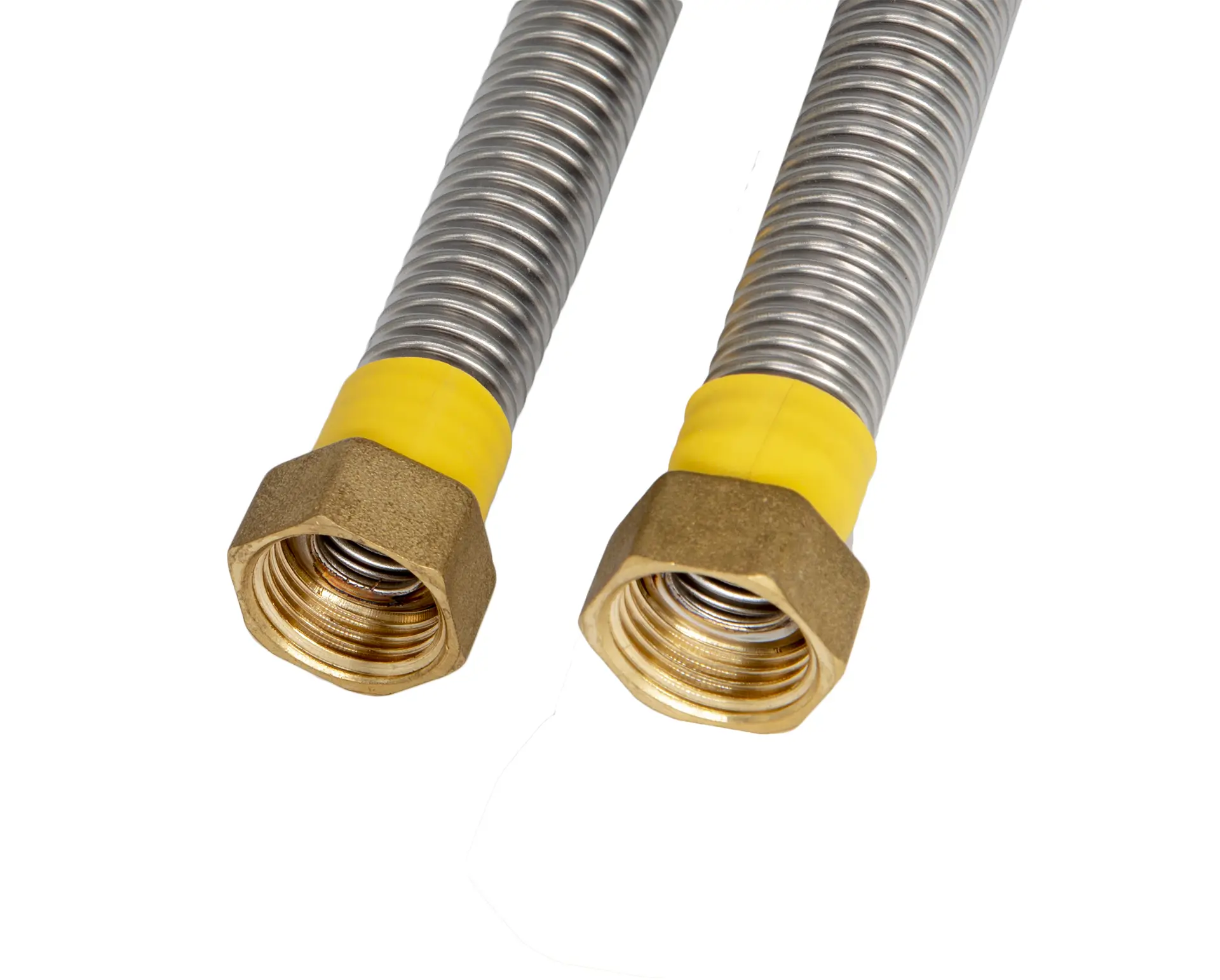 Изображение товара Газовый шланг сильфонный диэлектрический Tuboflex 1/2" 120 см нержавеющая сталь