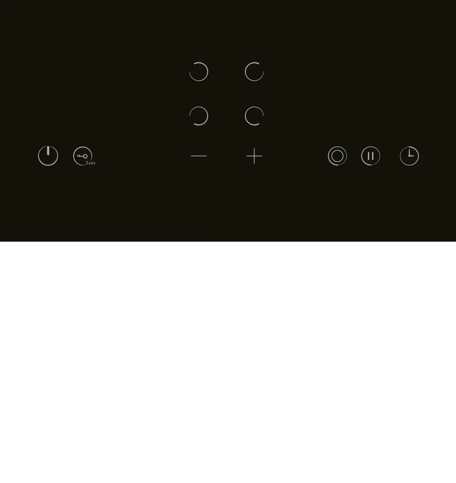 Изображение товара Электрическая варочная панель Lex 655590 EVH 641A BL 59 см 4 конфорки цвет черный