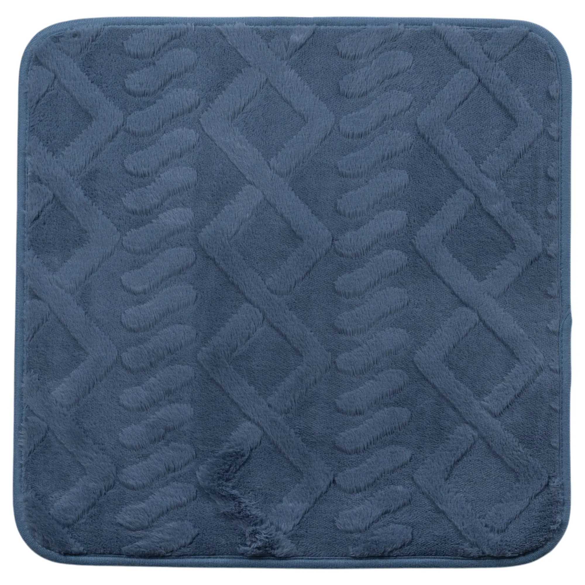 Изображение товара Коврик для туалета Swensa Warm 50x50 см цвет синий