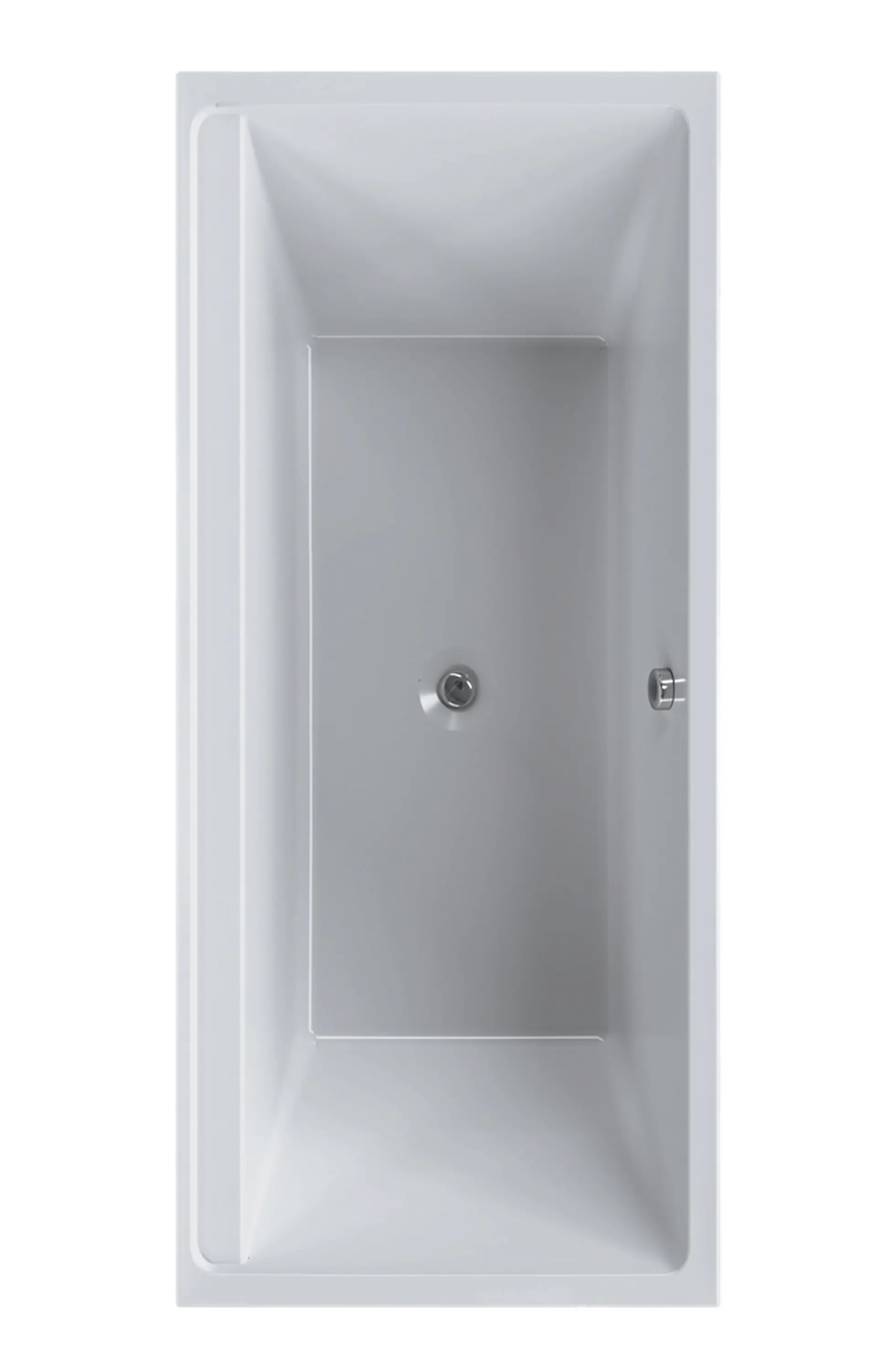 Изображение товара Ванна AM.PM Flash 170x75 см акриловая прямоугольная с ножками и участком для установки