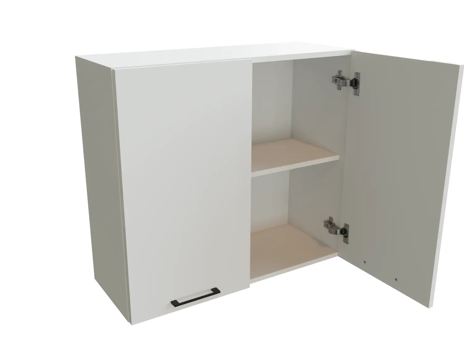 Изображение товара Навесной шкаф Сурская Мебель ММК-00002691 80x71.60x31.80 см цвет магнолия (белый)