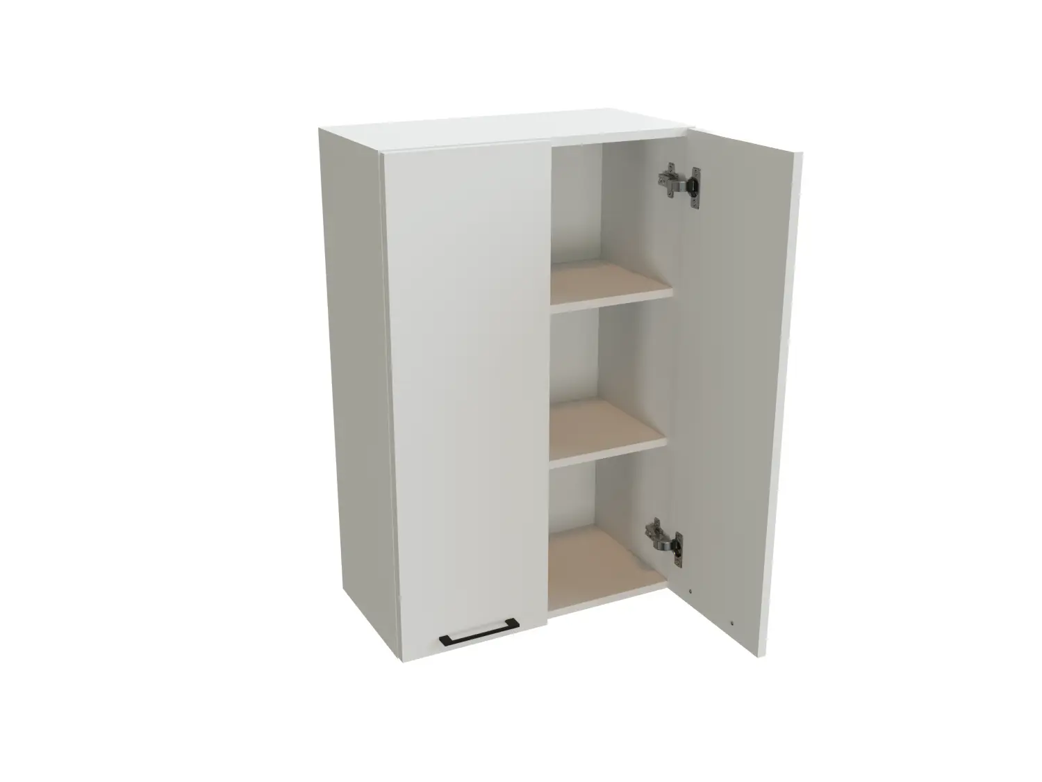 Изображение товара Навесной шкаф Сурская Мебель ММК-00002689 60x92x31.80 см цвет магнолия (белый)