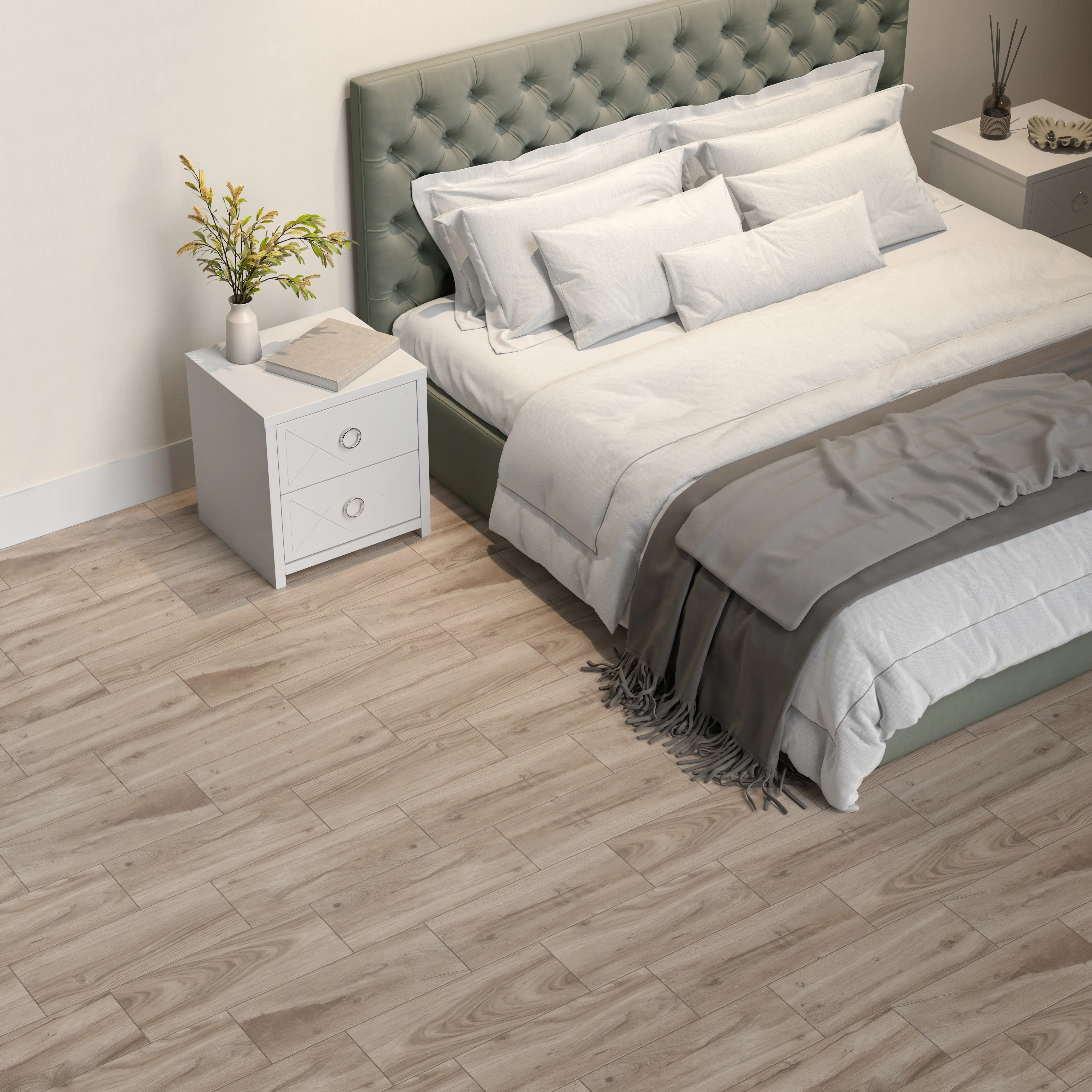 Изображение товара Глазурованный керамогранит Kerama Marazzi Лилль 20.1x50.2 см матовый бежевый для внутренней и наруж