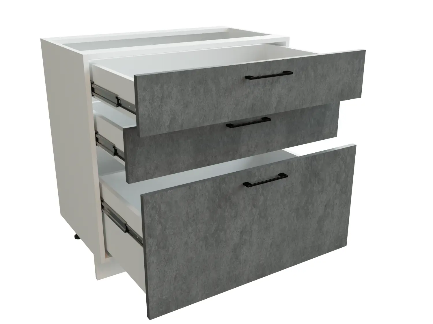 Изображение товара Напольный шкаф Сурская Мебель ММК-00002450 80x81.60x80 см цвет бетон