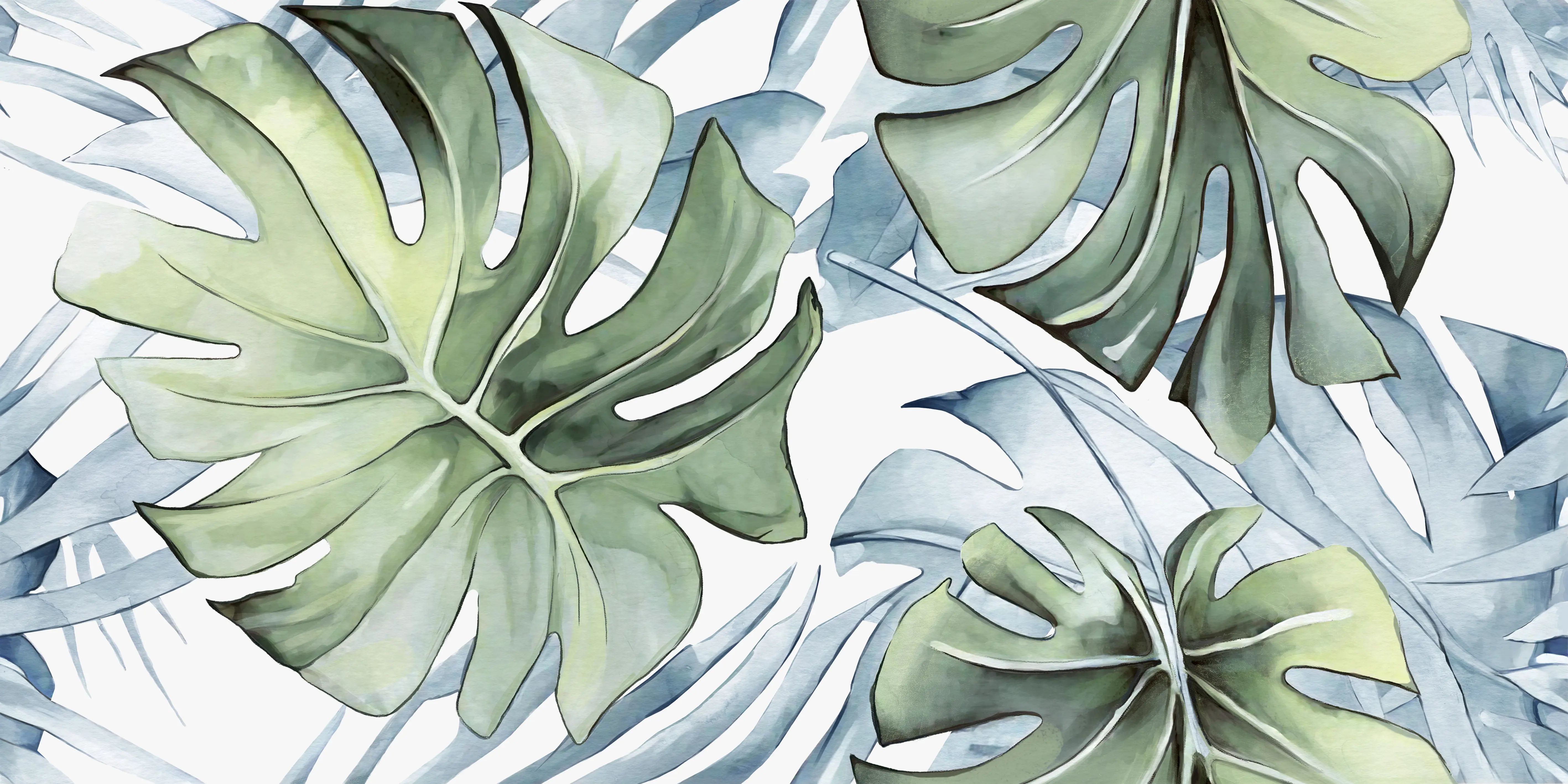 Изображение товара Плитка настенная Mersey Tropic 20x40 см зелёная матовая для ванной комнаты