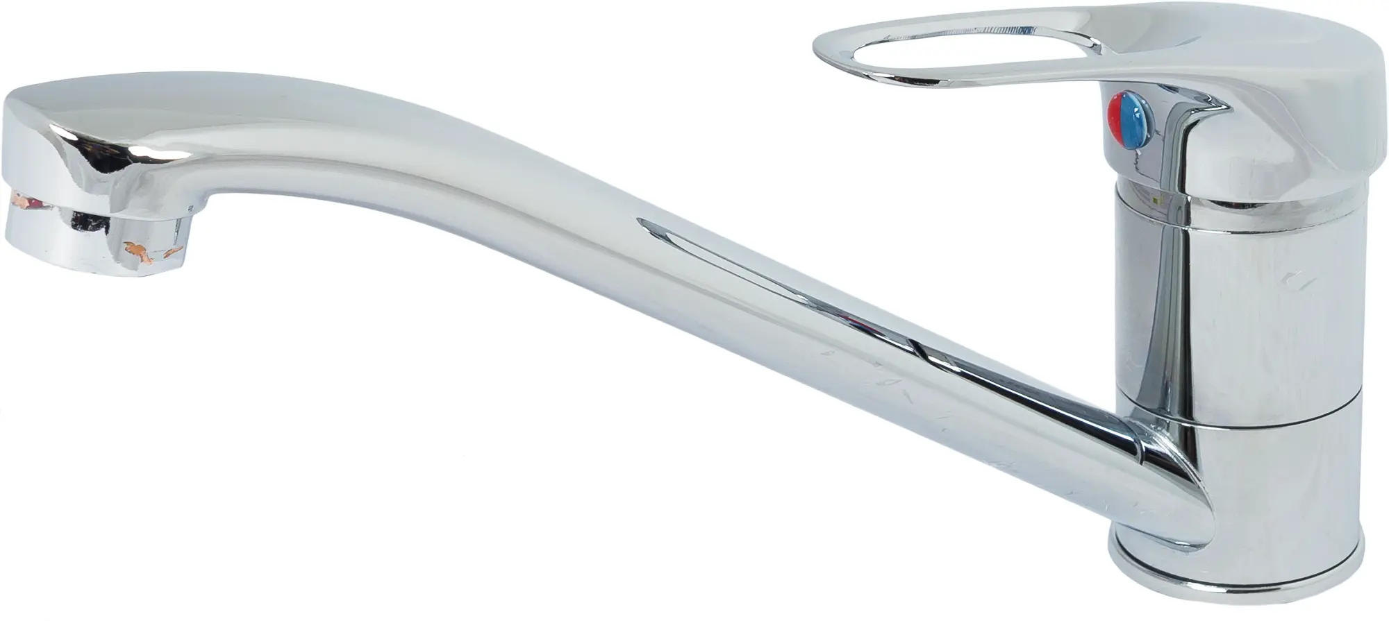 Изображение товара Смеситель для кухни Аква 12 см хром водосберегающий однорычажный