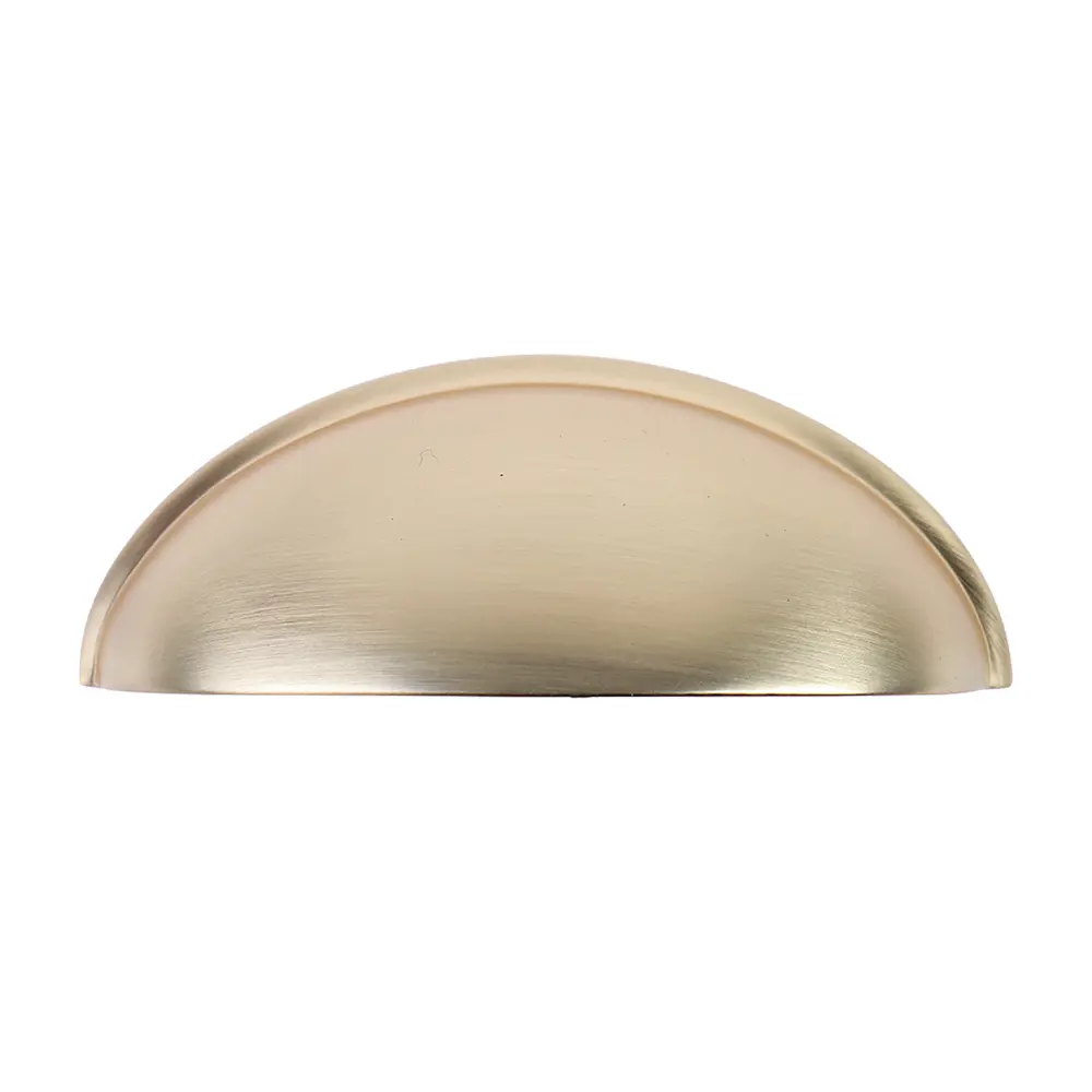 Изображение товара Мебельная ручка-ракушка Larvij золото 76 мм