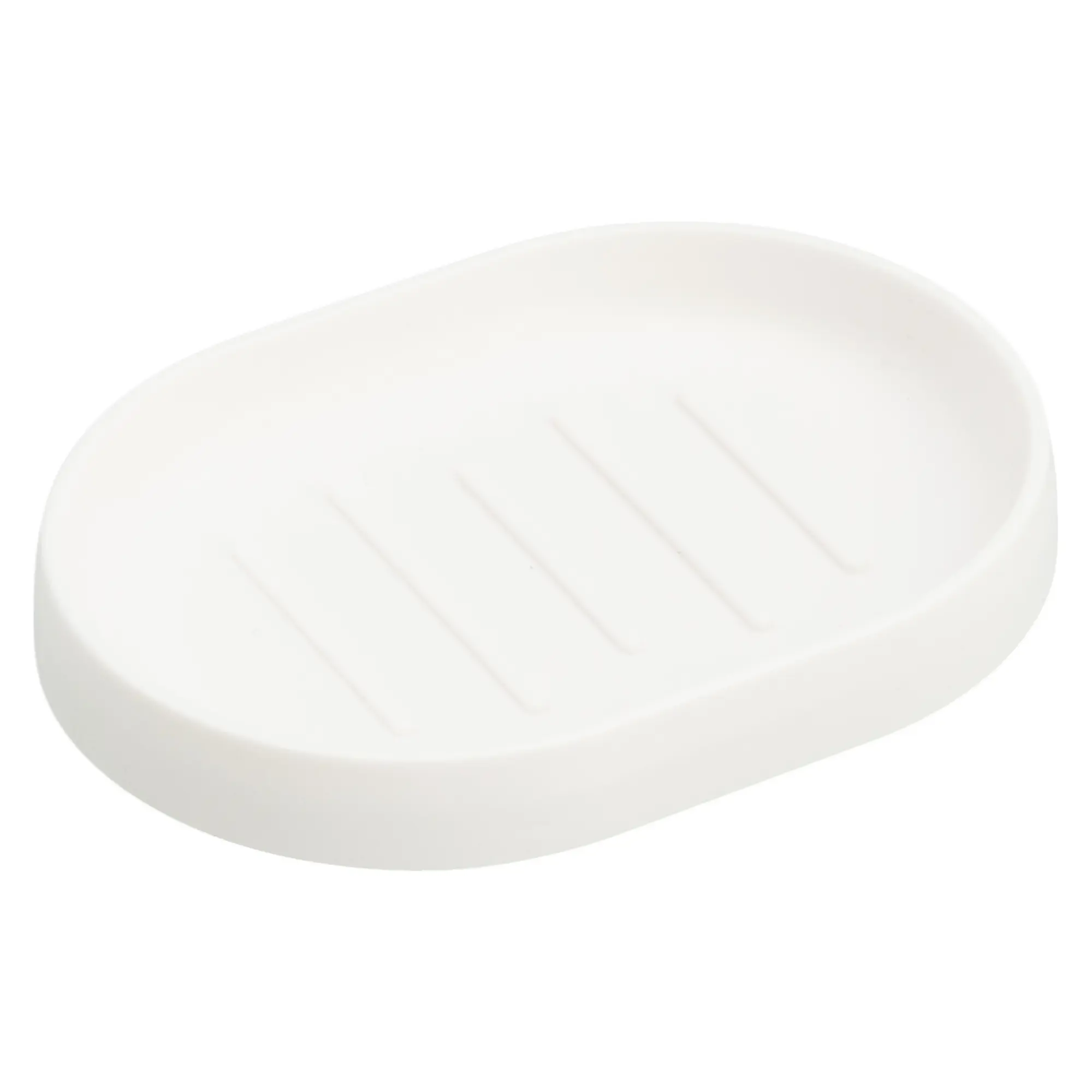 Изображение товара Мыльница Vidage Ливадия пластиковая белая стильная для ванной