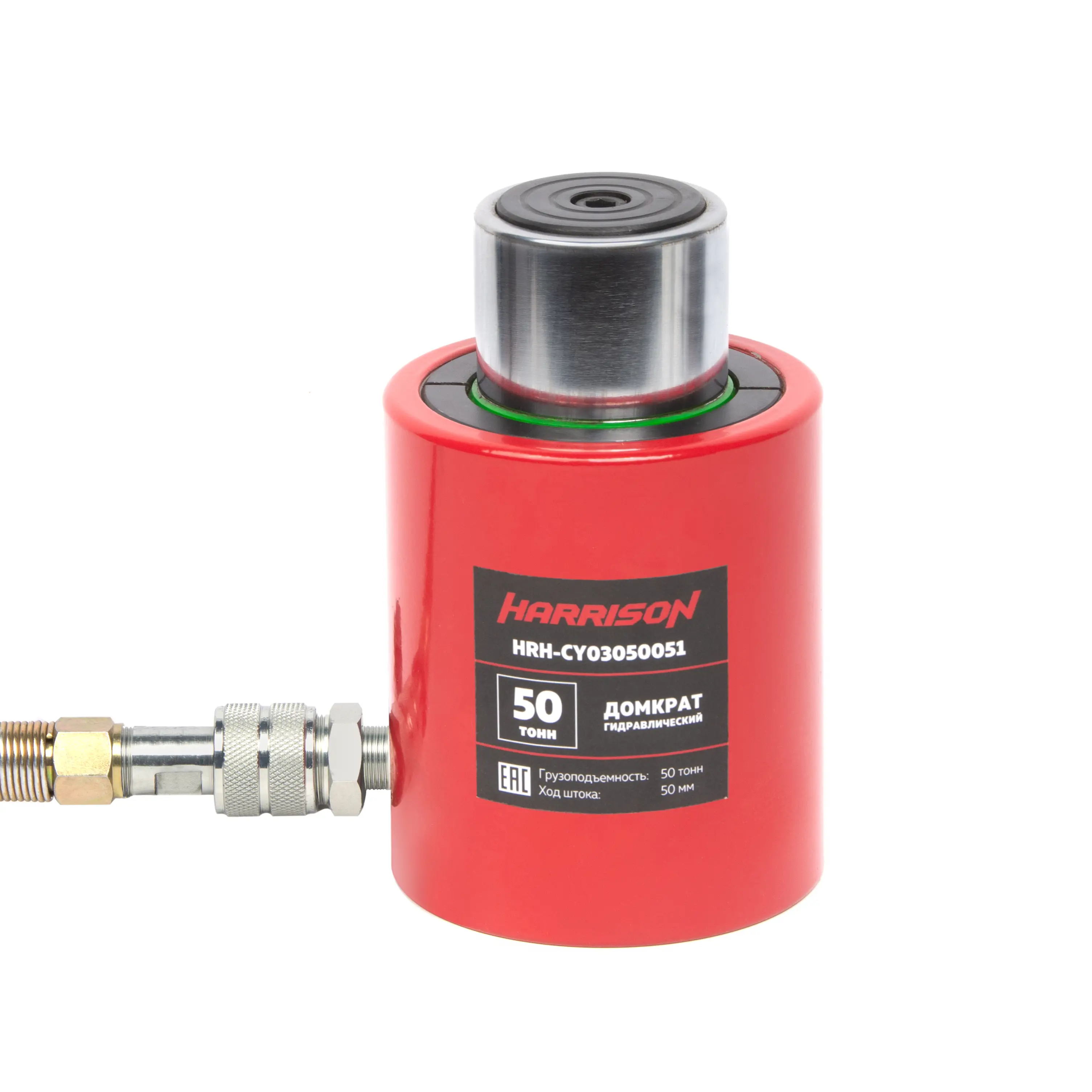 Изображение товара Гидравлический бутылочный домкрат Harrison 50 т, высота 147-197 мм, прочный и надежный