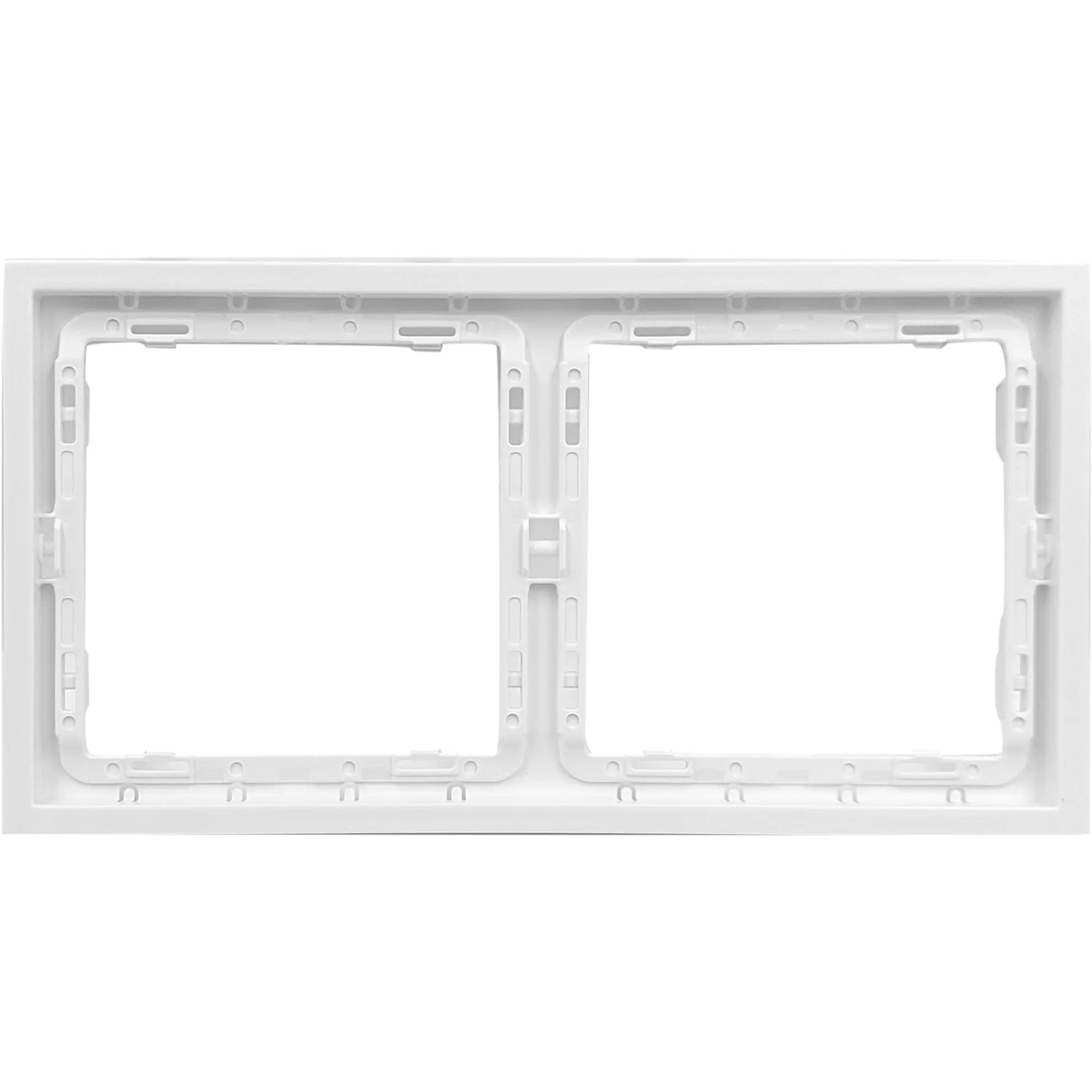 Изображение товара Рамка для розеток и выключателей MIRKL Grace 2 поста белая