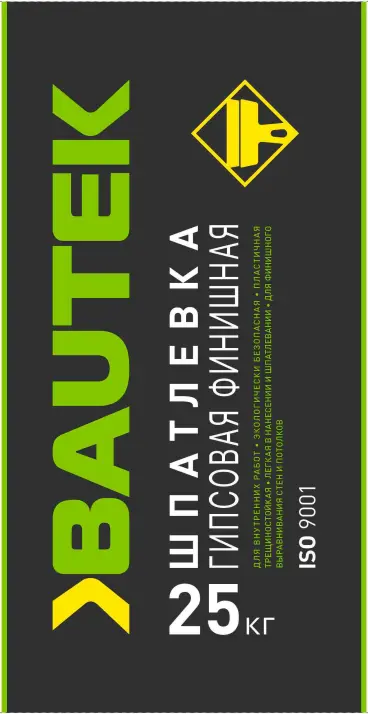 Изображение товара Шпаклевка гипсовая финишная Bautek 25 кг