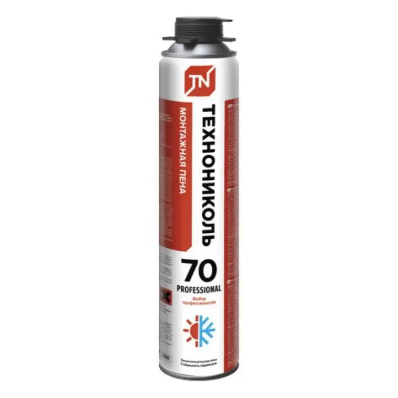 Изображение товара Пена монтажная профессиональная Технониколь 00-10003126 70 теплоизоляционная зимняя 1000 мл