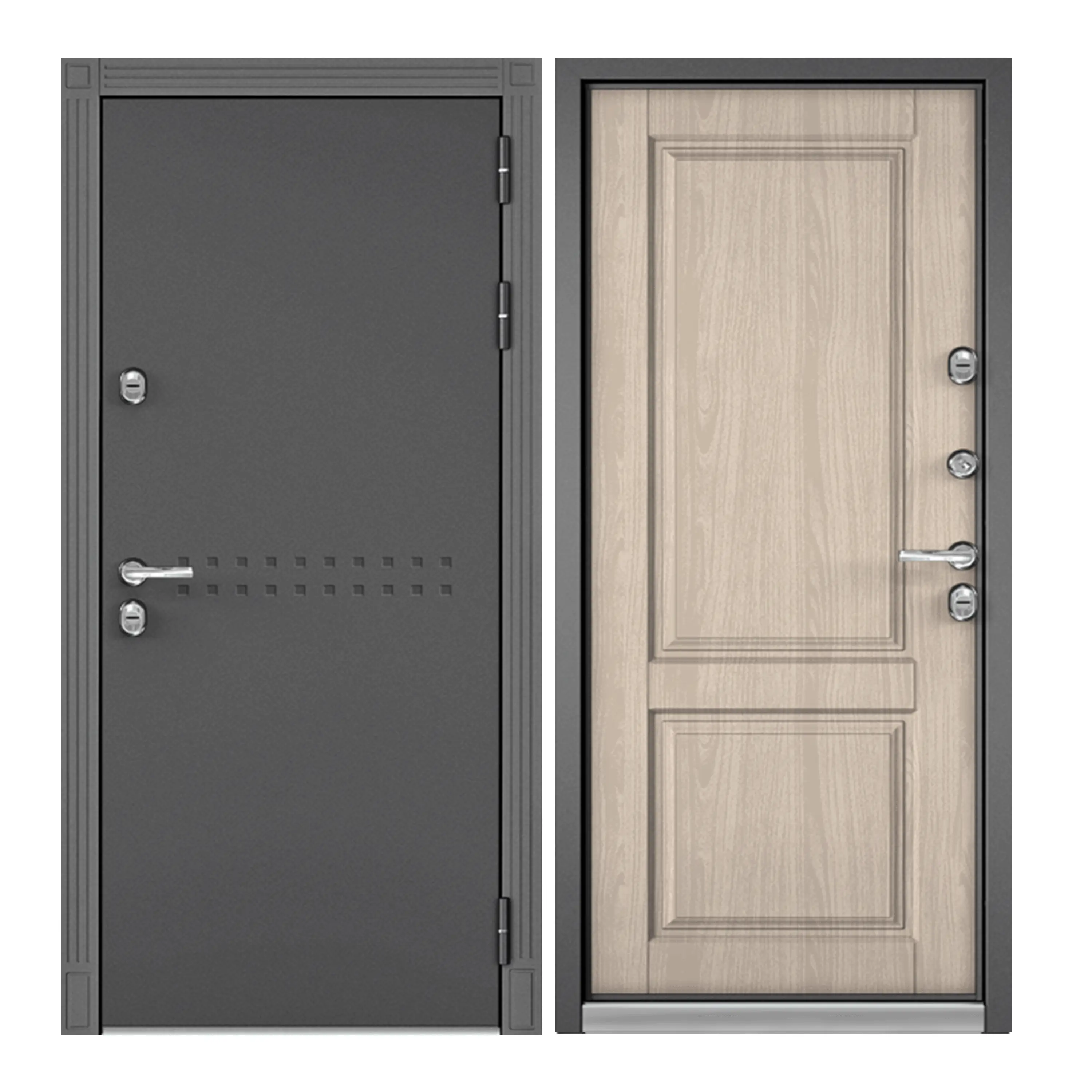 Изображение товара Входная дверь Mastino Village Optimal правый 205x88см ясень ривьера айс