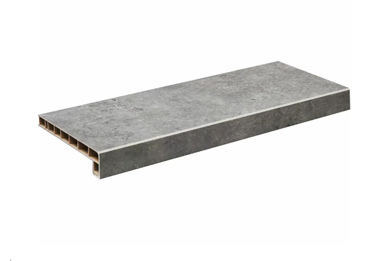 Изображение товара Подоконник пластиковый Moeller с заглушкой 1500x250мм серый топаз