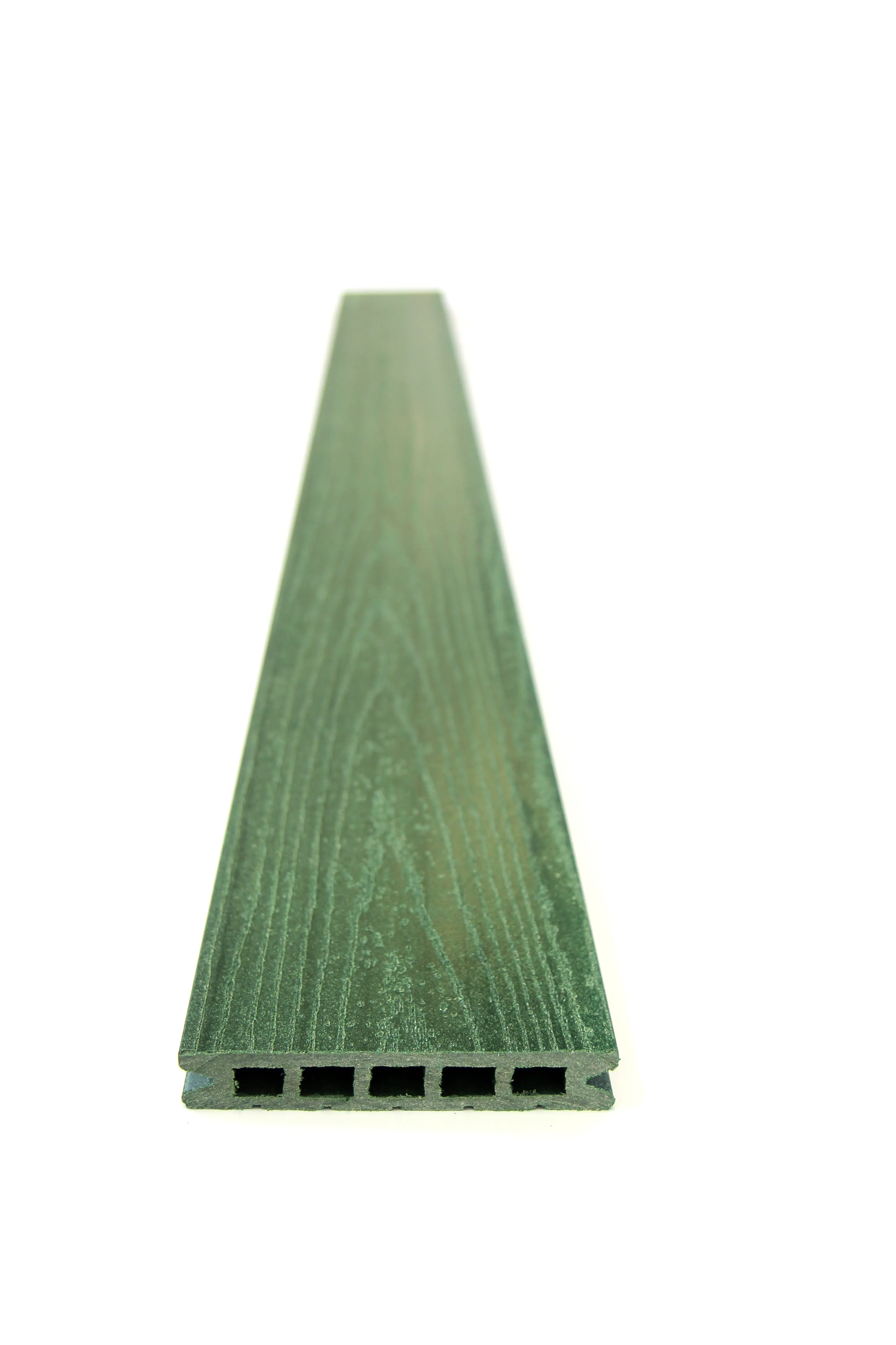 Изображение товара Террасная доска ДПК Multideck цвет изумруд 2000x150x27мм двусторонний вельвет/структура дерева 0.6м² 2шт