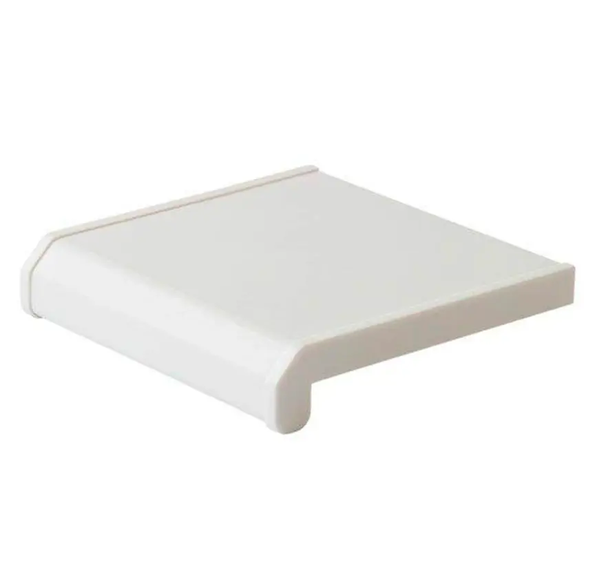 Изображение товара Пластиковый подоконник Bauset Lux-40 1500x250мм белый матовый с заглушкой