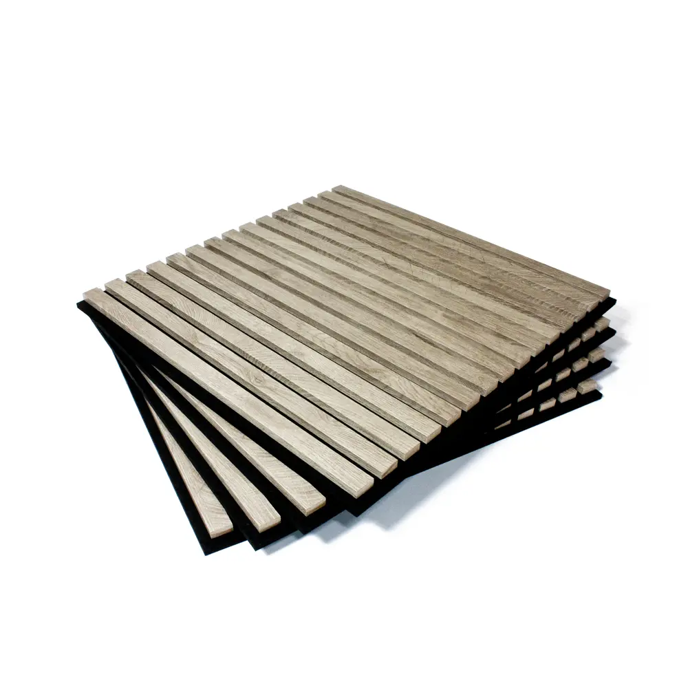 Изображение товара Акустическая декоративная панель Wood App Cube Дуб капучино 600x600x22мм 1.44 м² 4шт, цена за упаковку