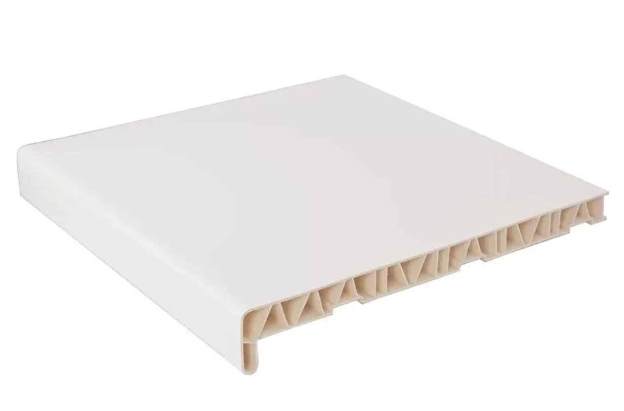 Изображение товара Подоконник пластиковый Bauset с заглушкой 400x1500мм белый матовый