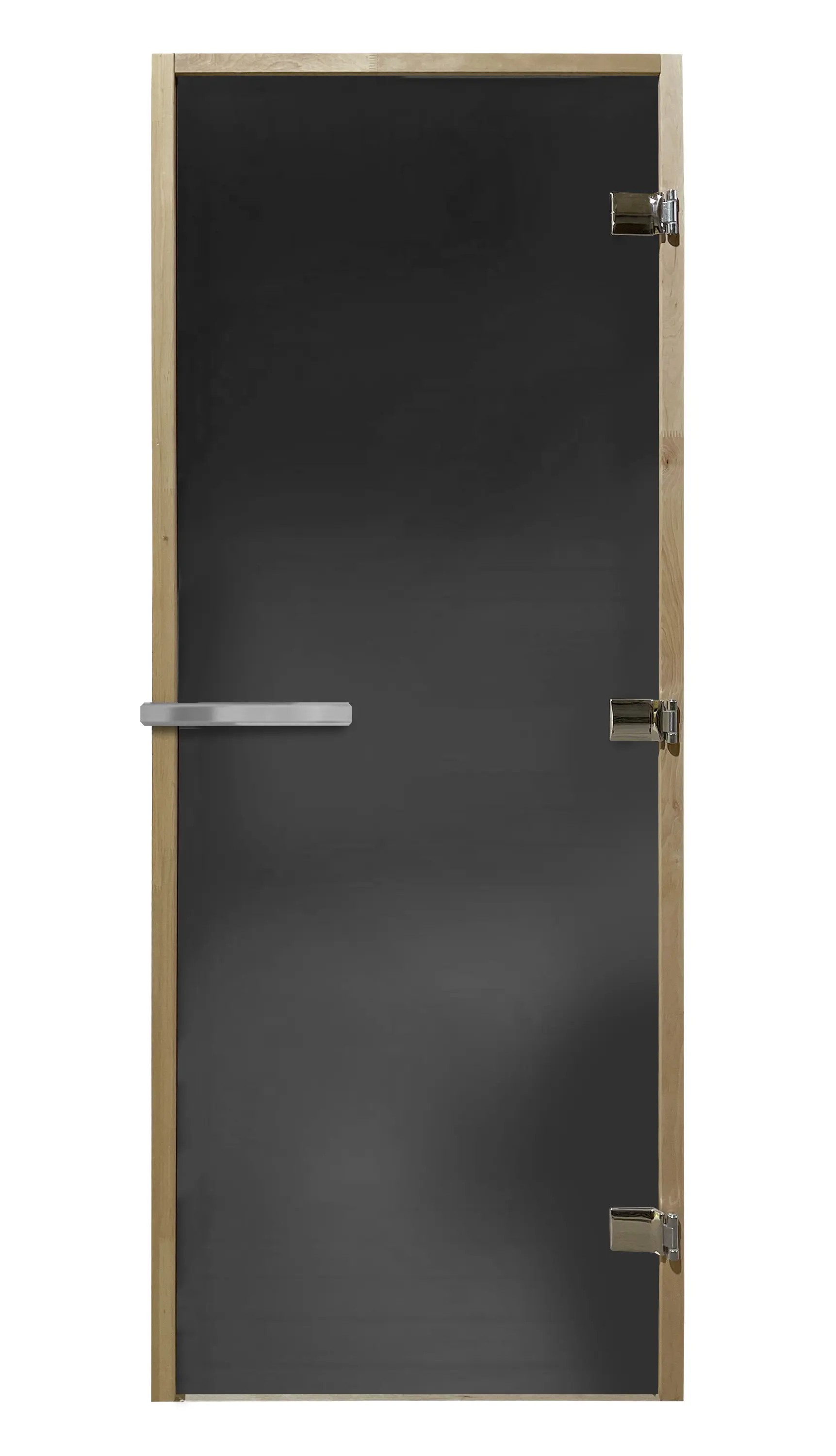 Изображение товара Дверь для сауны стеклянная графит матовая 190x70см Doorwood Люкс