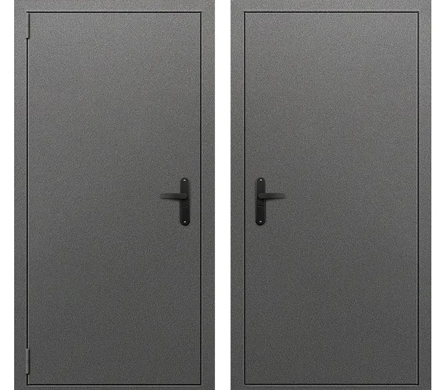 Изображение товара Входная дверь Такт-Тайм Холл 2 левый 205x95см антик серый/антик серый надежная защитная дверь