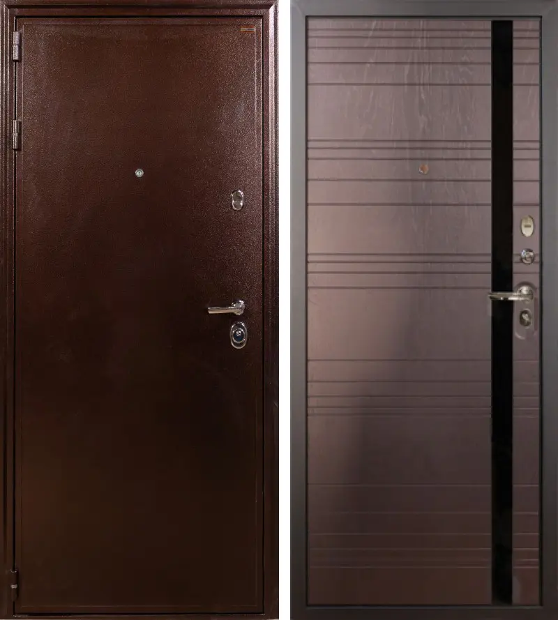 Изображение товара Входная дверь Lex Цезарь 205x96см с двойным замком и броненакладкой, класс 4