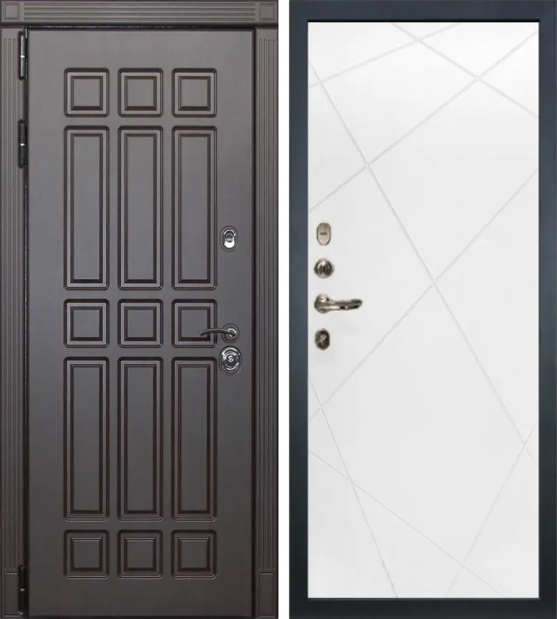 Изображение товара Входная дверь Lex Сенатор с МДФ-панелями и высокой взломостойкостью 205x88 см