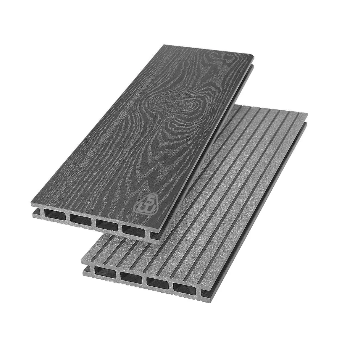 Изображение товара Террасная доска DПК Savewood Carpinus графит 2000x146x22мм двусторонняя