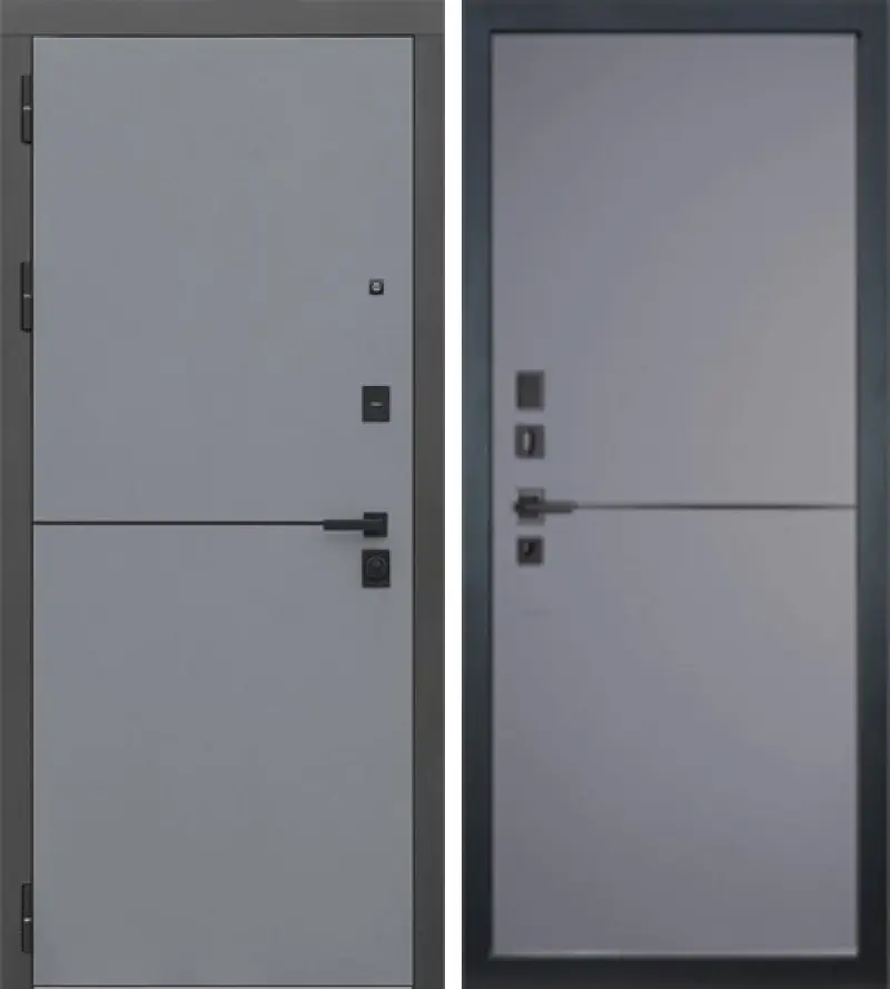 Изображение товара Входная дверь Lex Гранд Модерн 205x96 см левый софт графит, тепло- и шумоизоляция