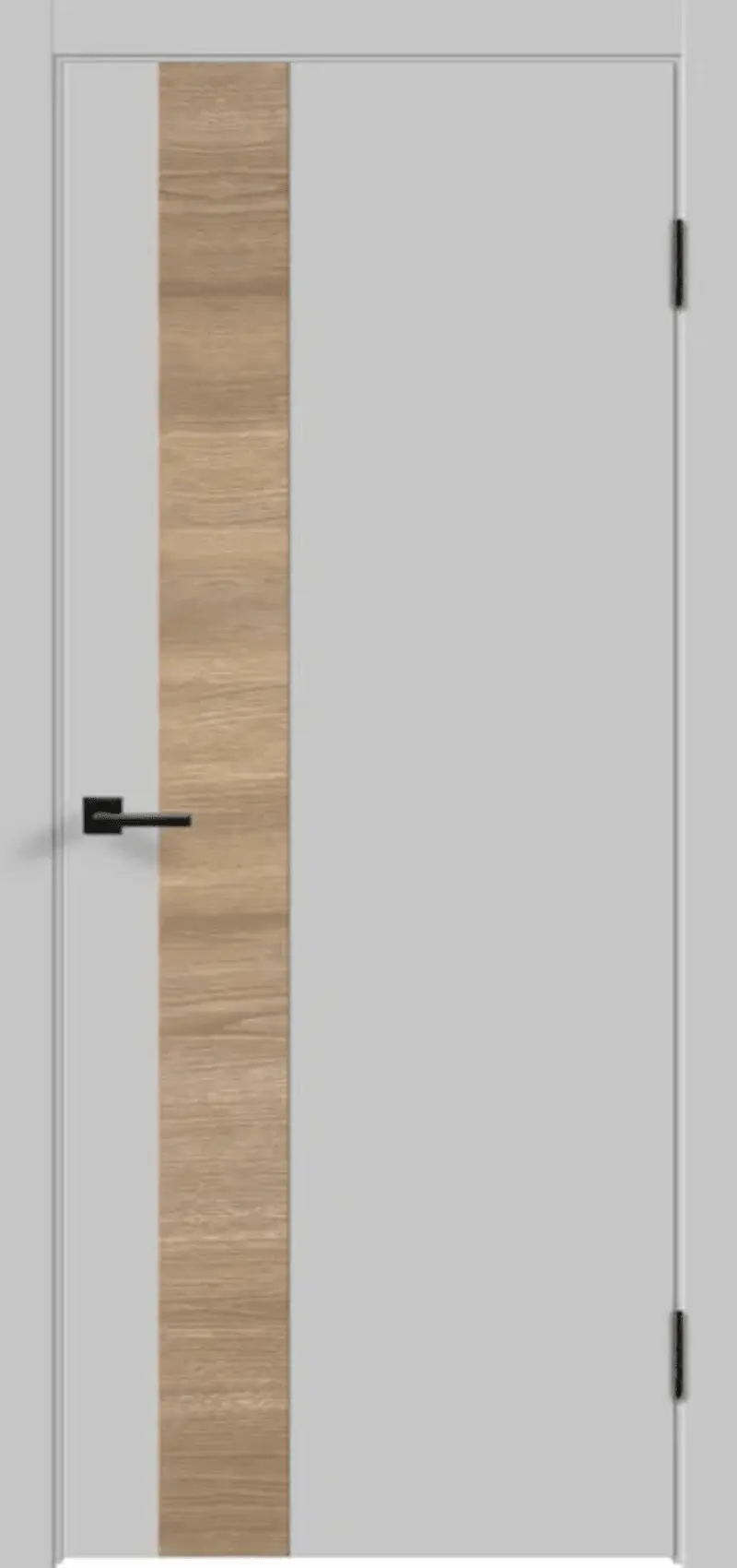 Изображение товара Дверь межкомнатная Velldoris Galant Duo 2 глухая 60x200см ПВХ цвет эмалит белый без замка и петель