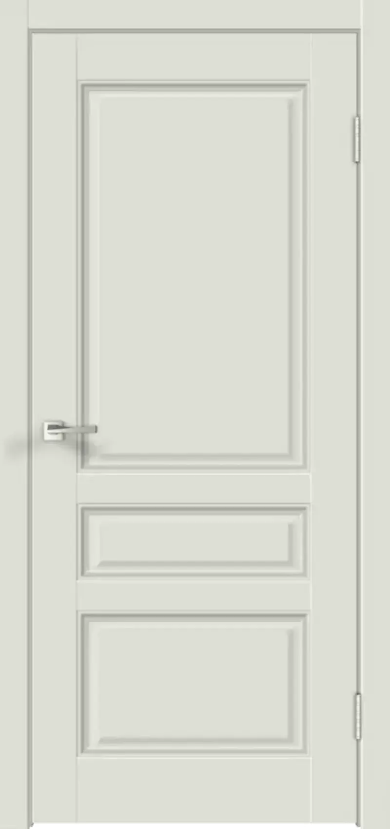 Изображение товара Межкомнатная дверь Velldoris Villa глухая 90x200 см светло-серая ПВХ