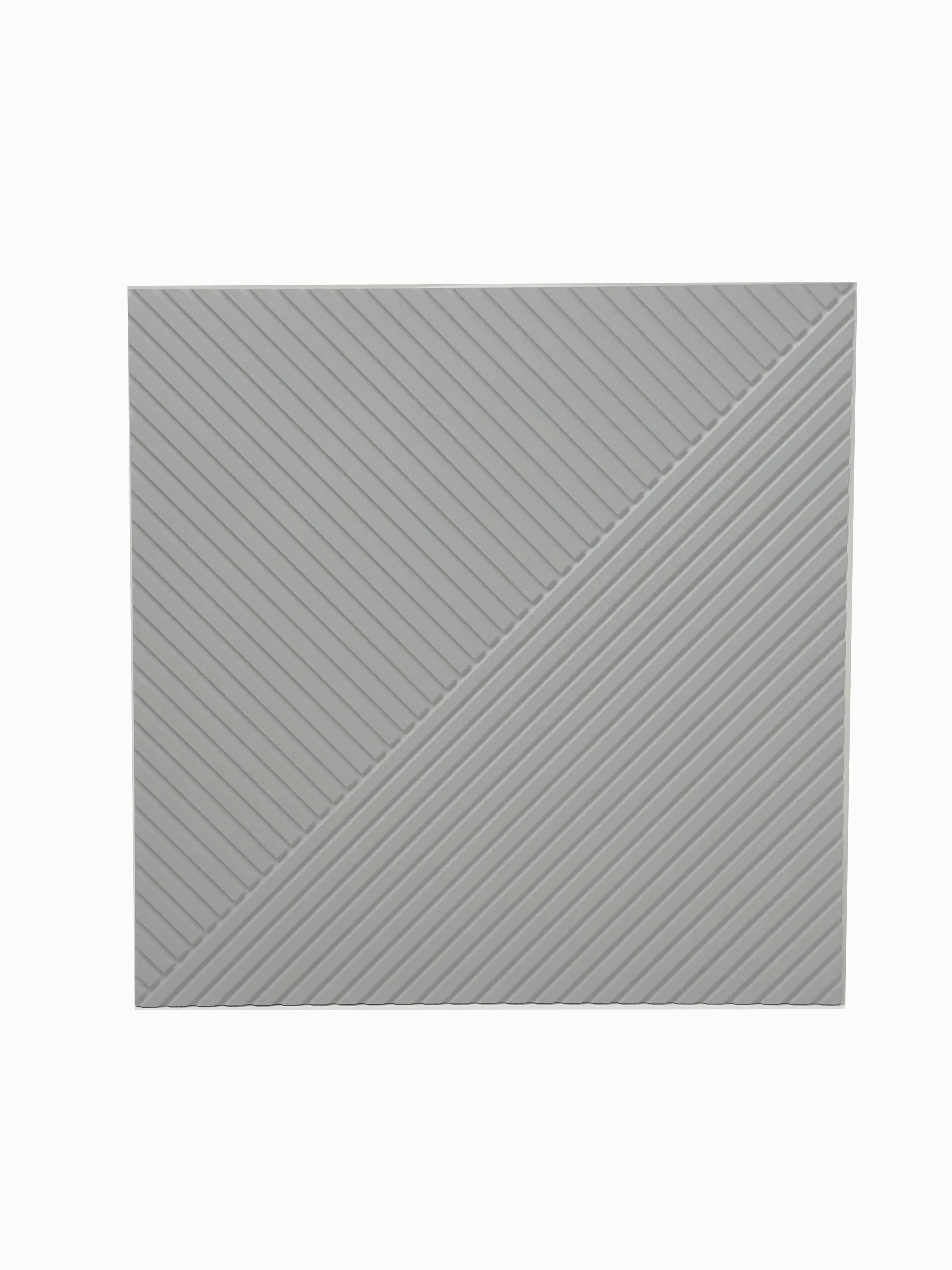Изображение товара Стеновая 3D панель Relief 500x500 мм светло-серый МДФ