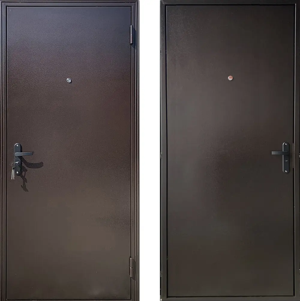 Изображение товара Входная дверь ЦСД Дом строй правый 205x95см цвет антик медь/антик медь