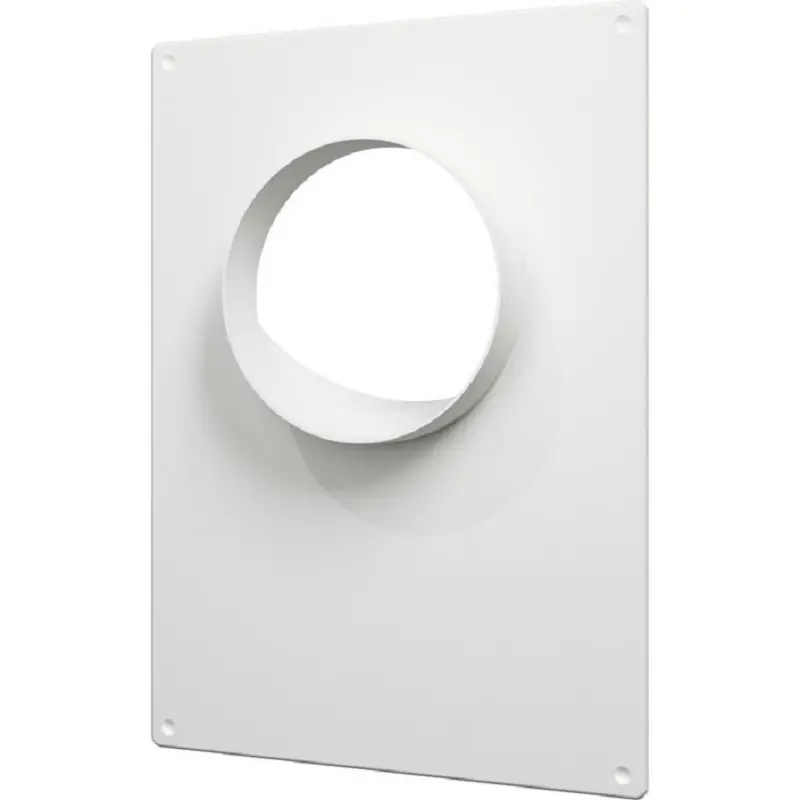 Изображение товара Пластина настенная для круглых воздуховодов с фланцем Эра 100ПТП 180x250 мм D100 мм пластик