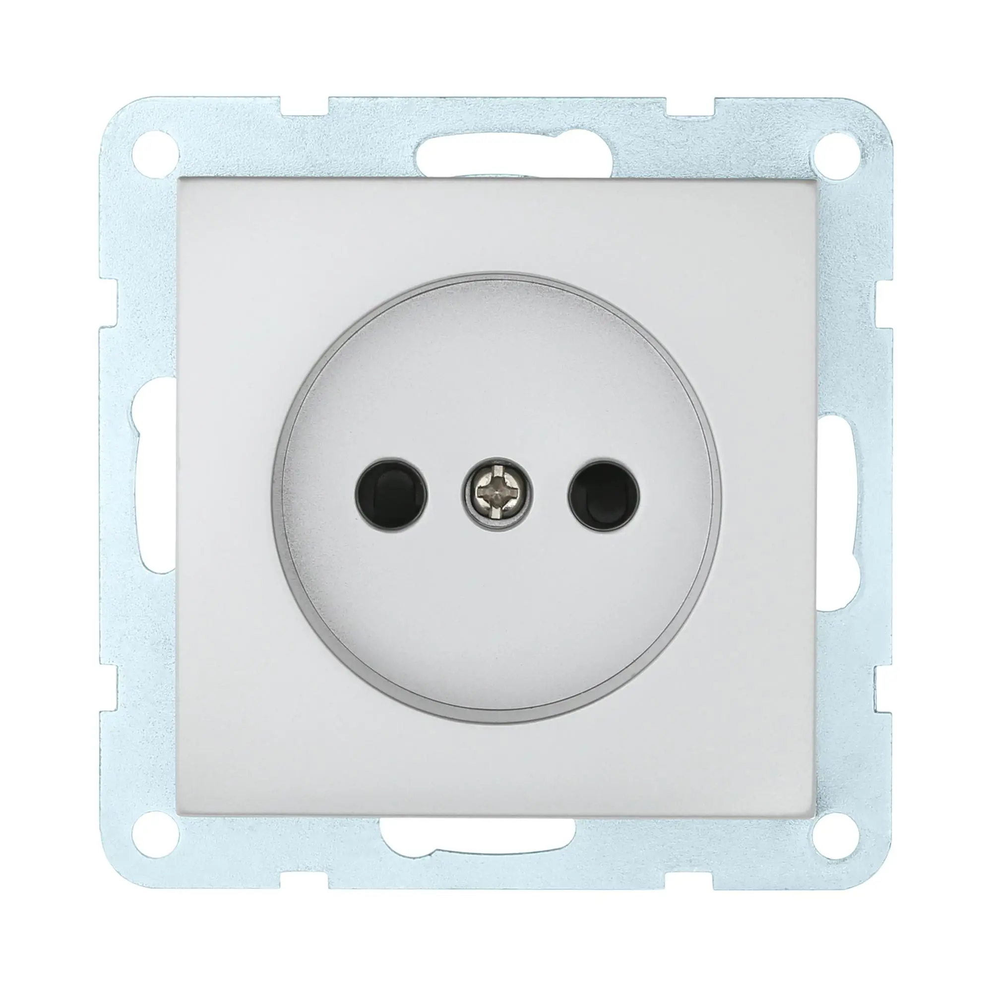 Изображение товара Розетка встраиваемая Lk studio LK60 863303-1, цвет серебряный металлик