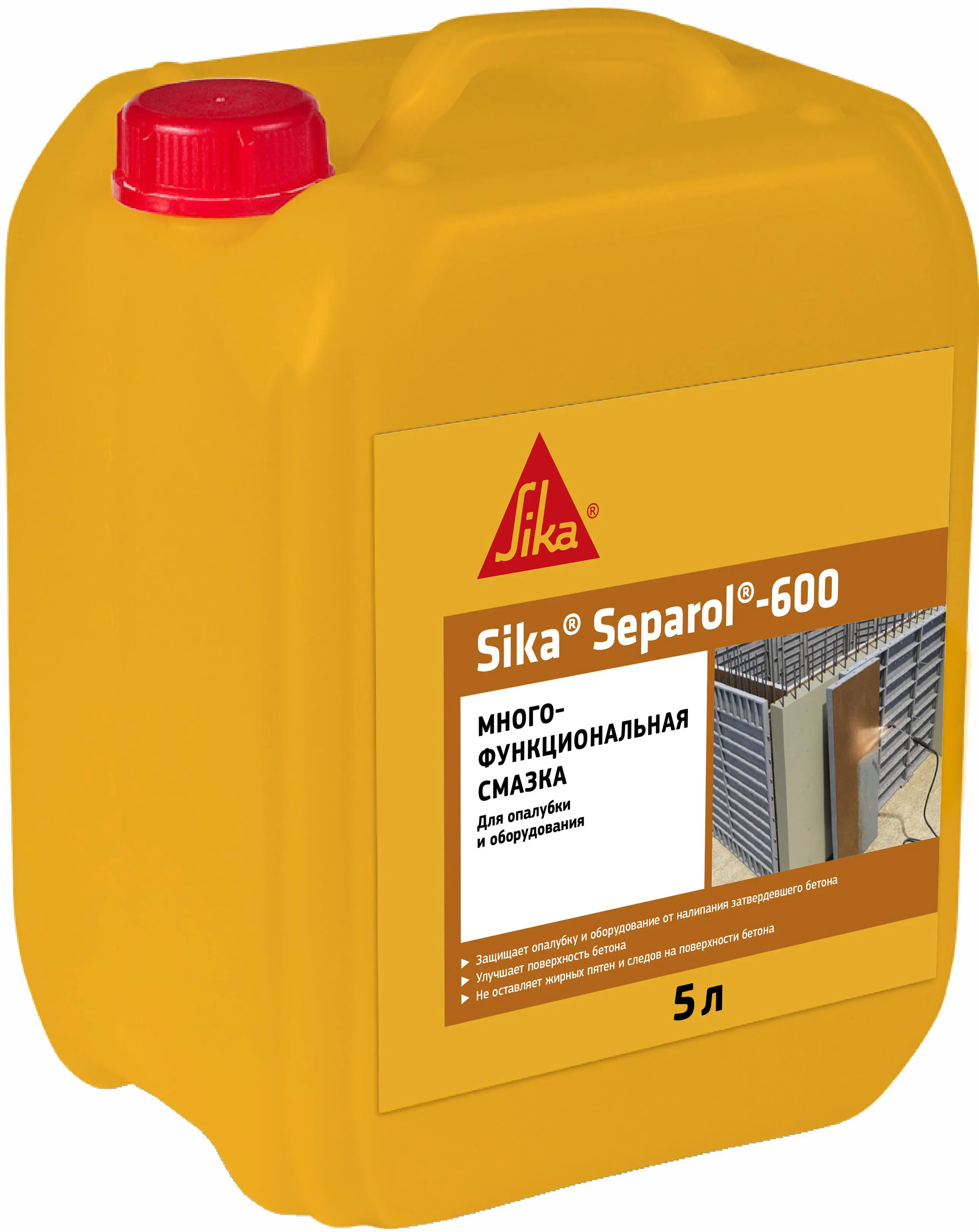 Изображение товара Смазка синтетическая Sika Separol-600 для форм и опалубки 5 л