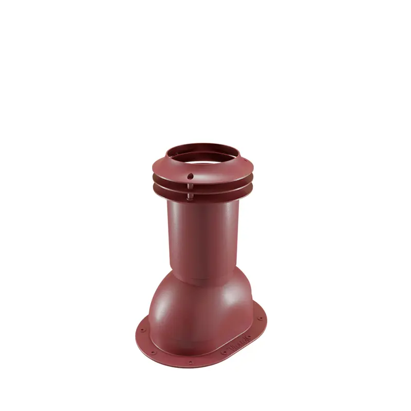 Изображение товара Выход вентиляции канализации Viotto красное вино RAL 3005 335x250x423 мм каучук 07.500.03.03.05.600.3005