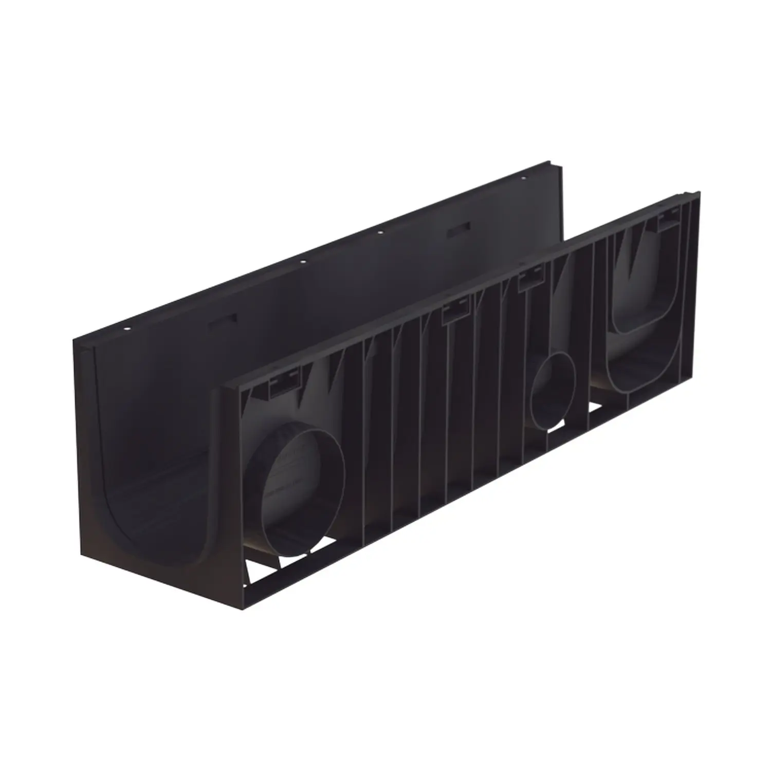 Изображение товара Лоток водосточный Aquastok 549092 1000x260x280мм черный металл