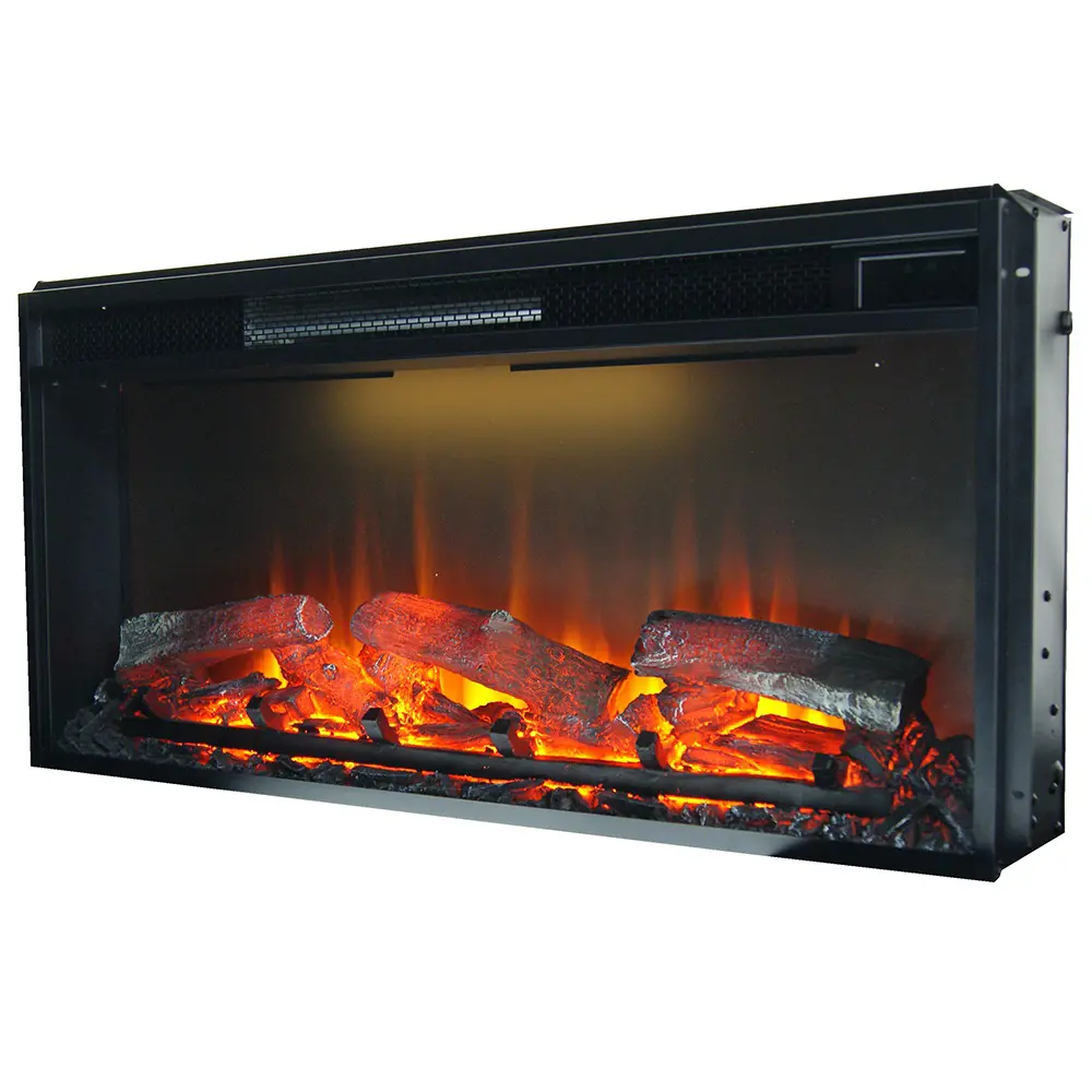 Изображение товара Каминокомплект Inter Flame Норд бежевый с очагом Foton 1700Вт реалистичное пламя